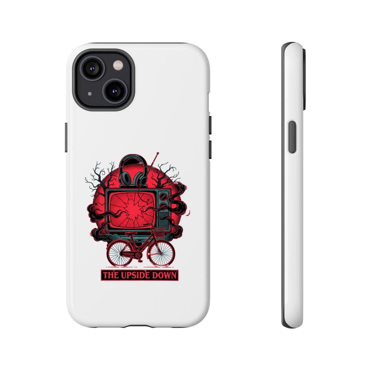 Phone Case — "The Upside Down" Retro Horror Scooter TV Design