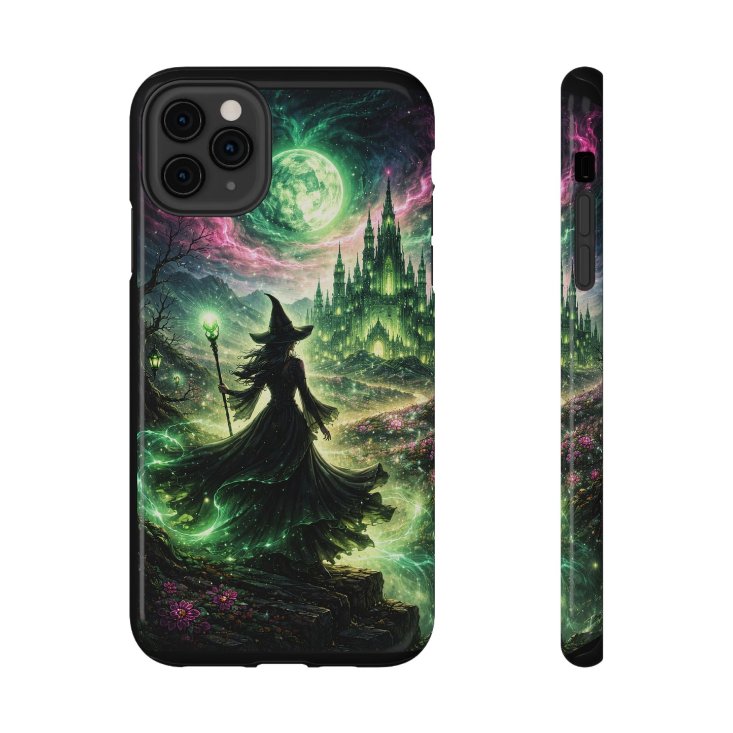 Witchy Moonlight Phone Case — Impact-Resistant Magical Witch Design