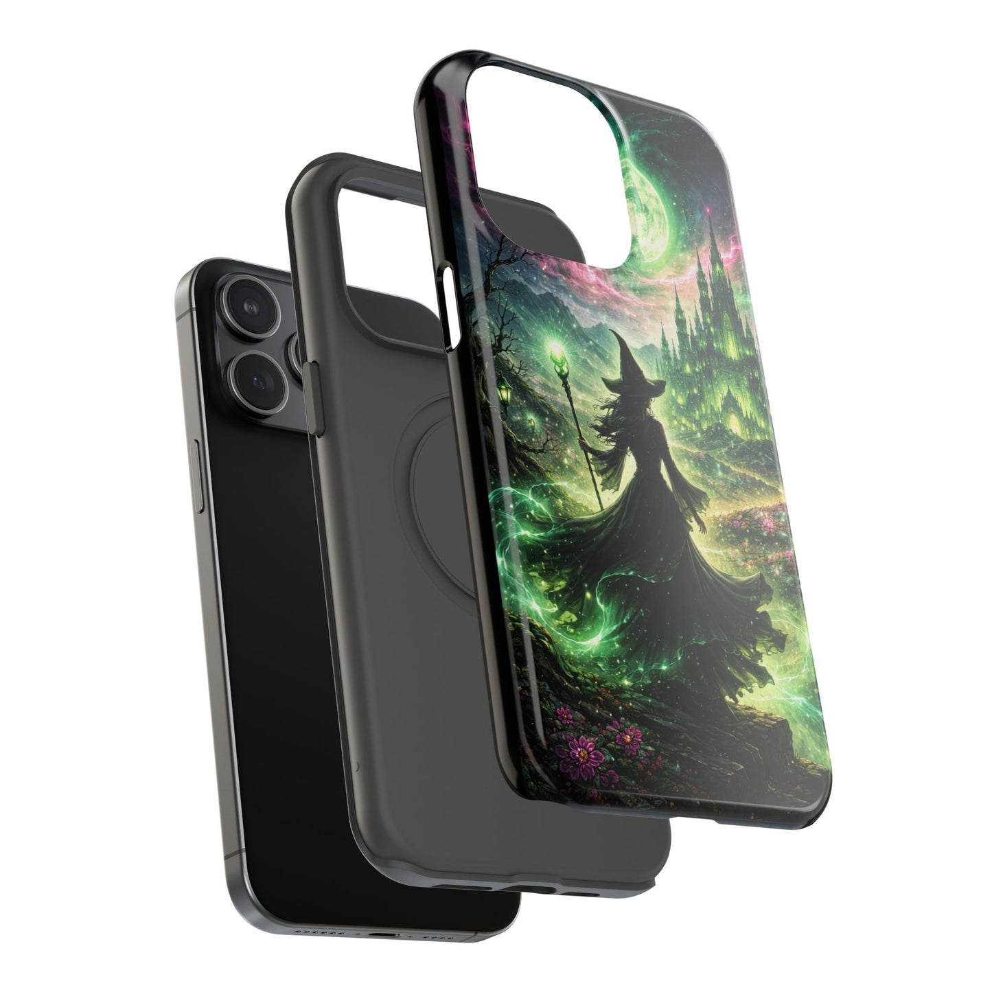 Witchy Moonlight Phone Case — Impact-Resistant Magical Witch Design