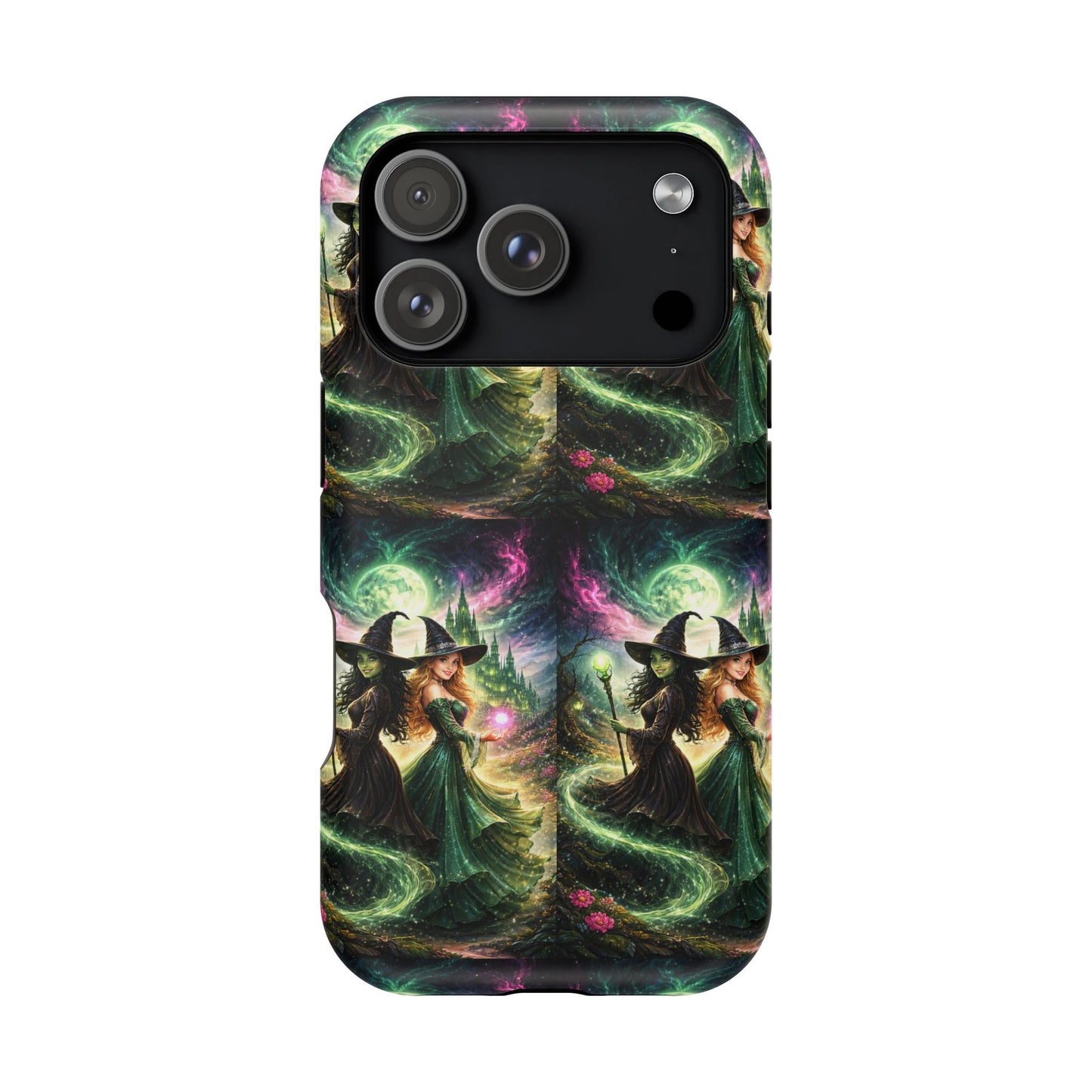 Witchy Moonlight Phone Case — Impact-Resistant Magical Witch Design