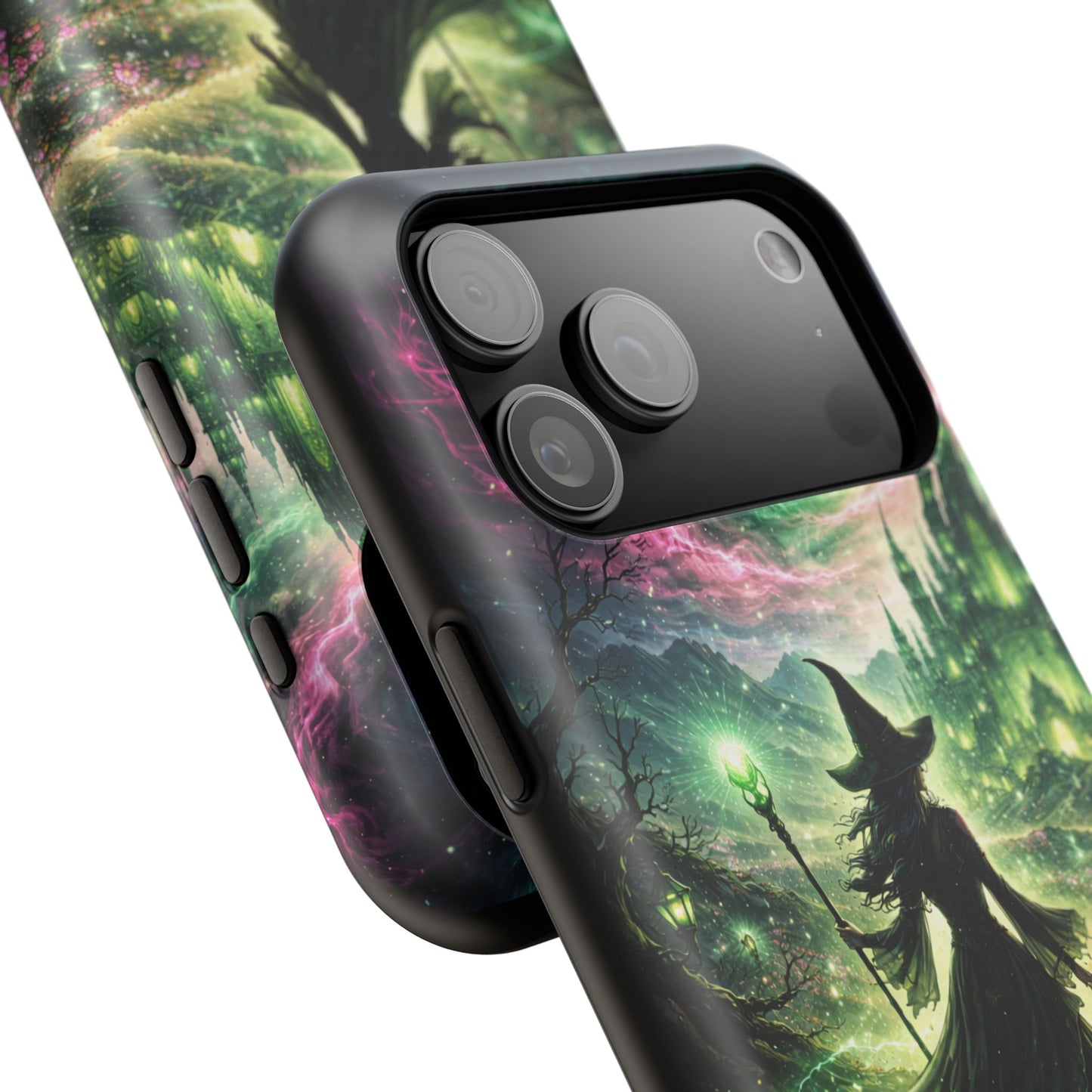 Witchy Moonlight Phone Case — Impact-Resistant Magical Witch Design