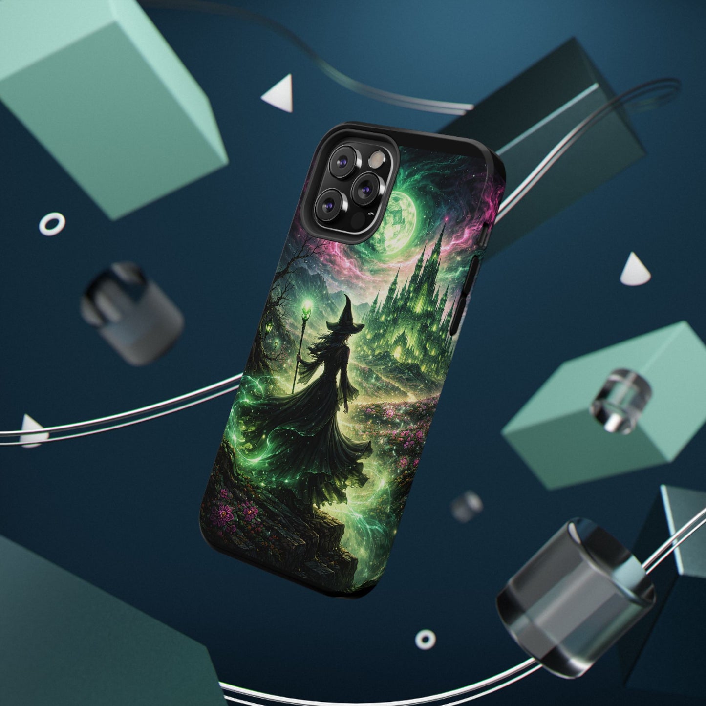 Witchy Moonlight Phone Case — Impact-Resistant Magical Witch Design