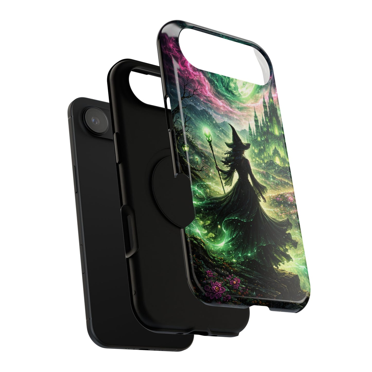 Witchy Moonlight Phone Case — Impact-Resistant Magical Witch Design