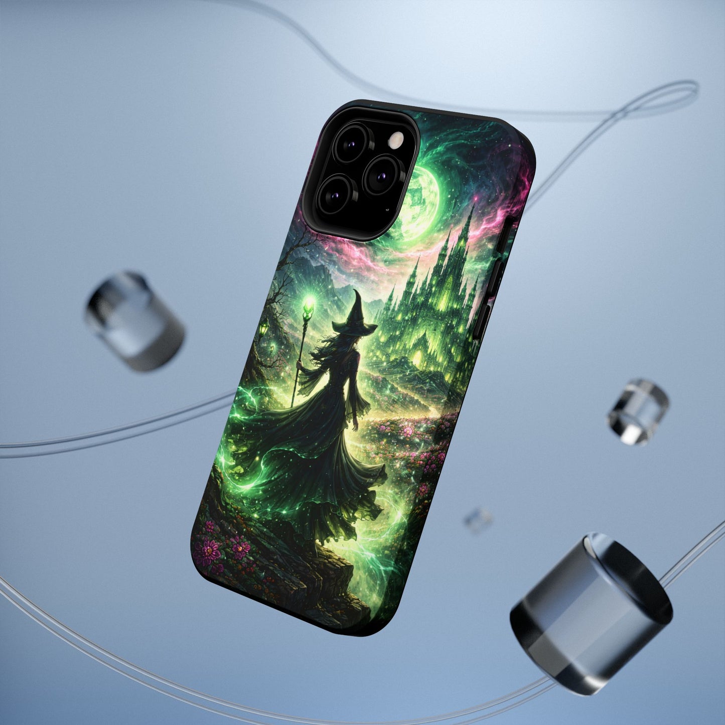 Witchy Moonlight Phone Case — Impact-Resistant Magical Witch Design