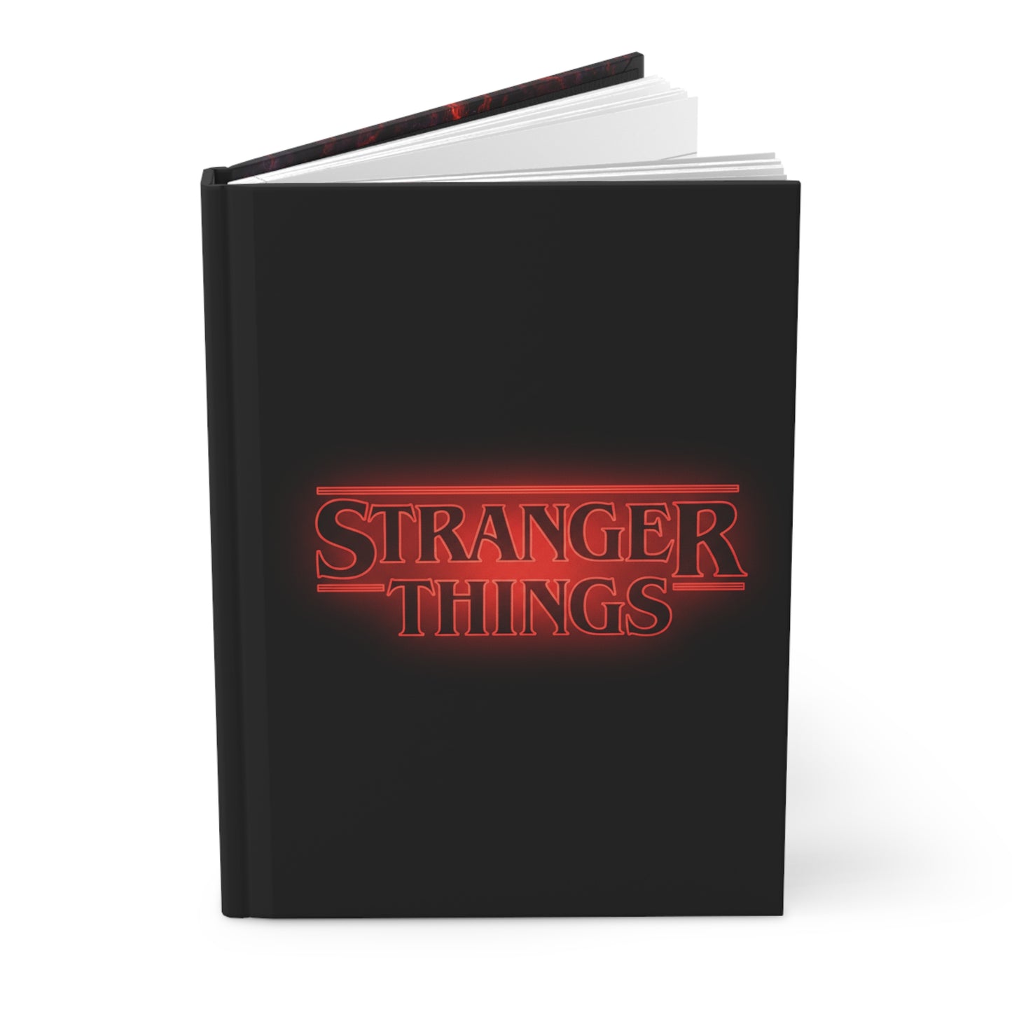 Stranger Things Hardcover Journal — Retro Sci‑Fi Poster Notebook