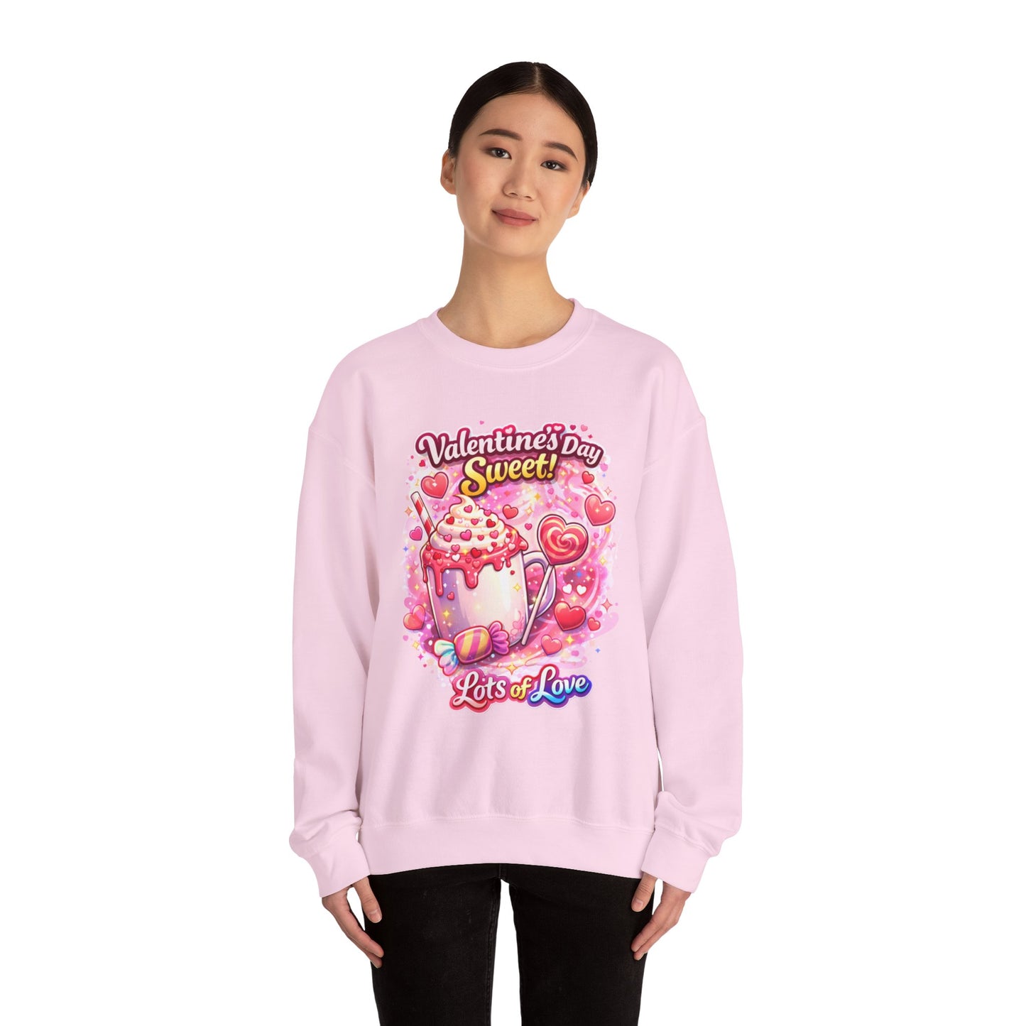 Valentines Day ‘Sweet Treats Themed’ Crewneck Sweatshirt