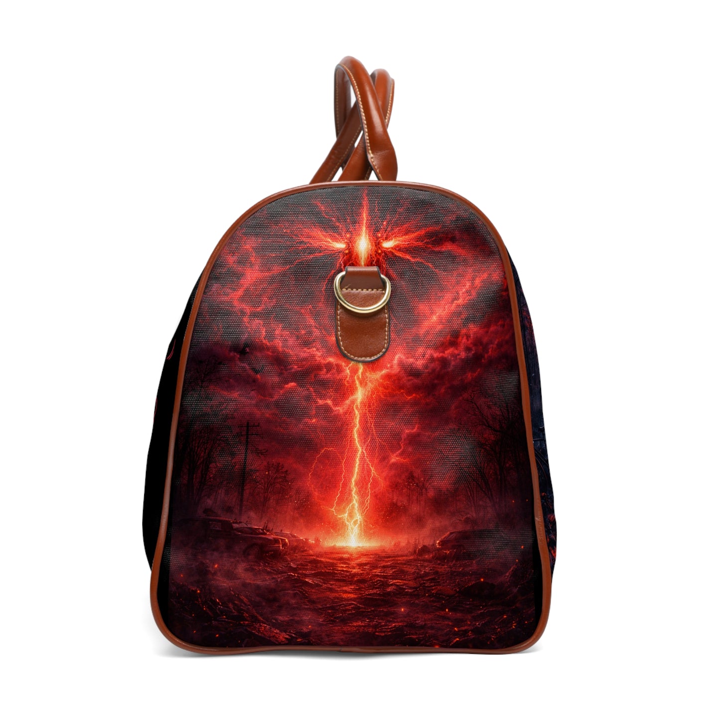 🖤🧳Waterproof Travel Bag — Retro Horror Stranger Things Upside Down Duffel