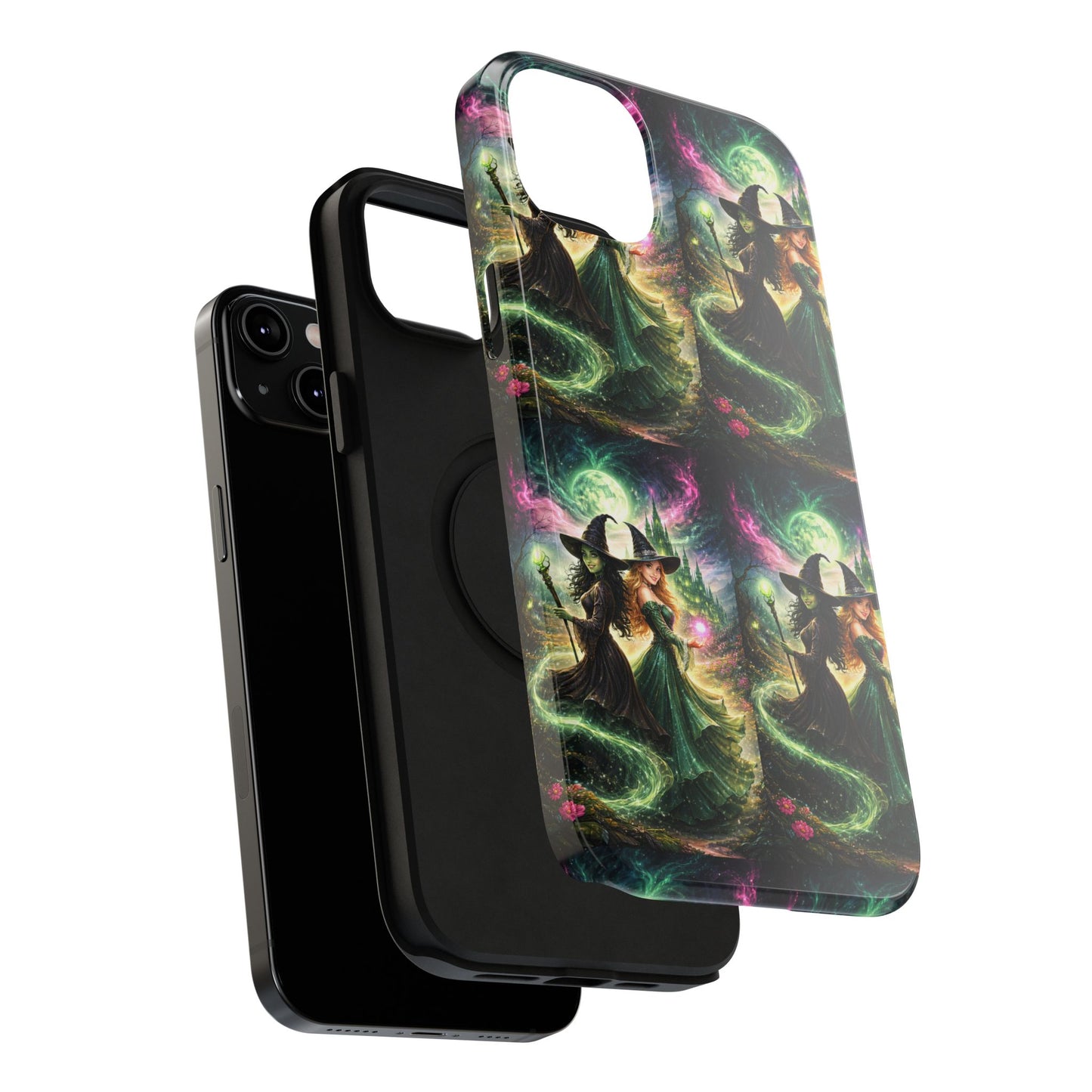 Witchy Moonlight Phone Case — Impact-Resistant Magical Witch Design