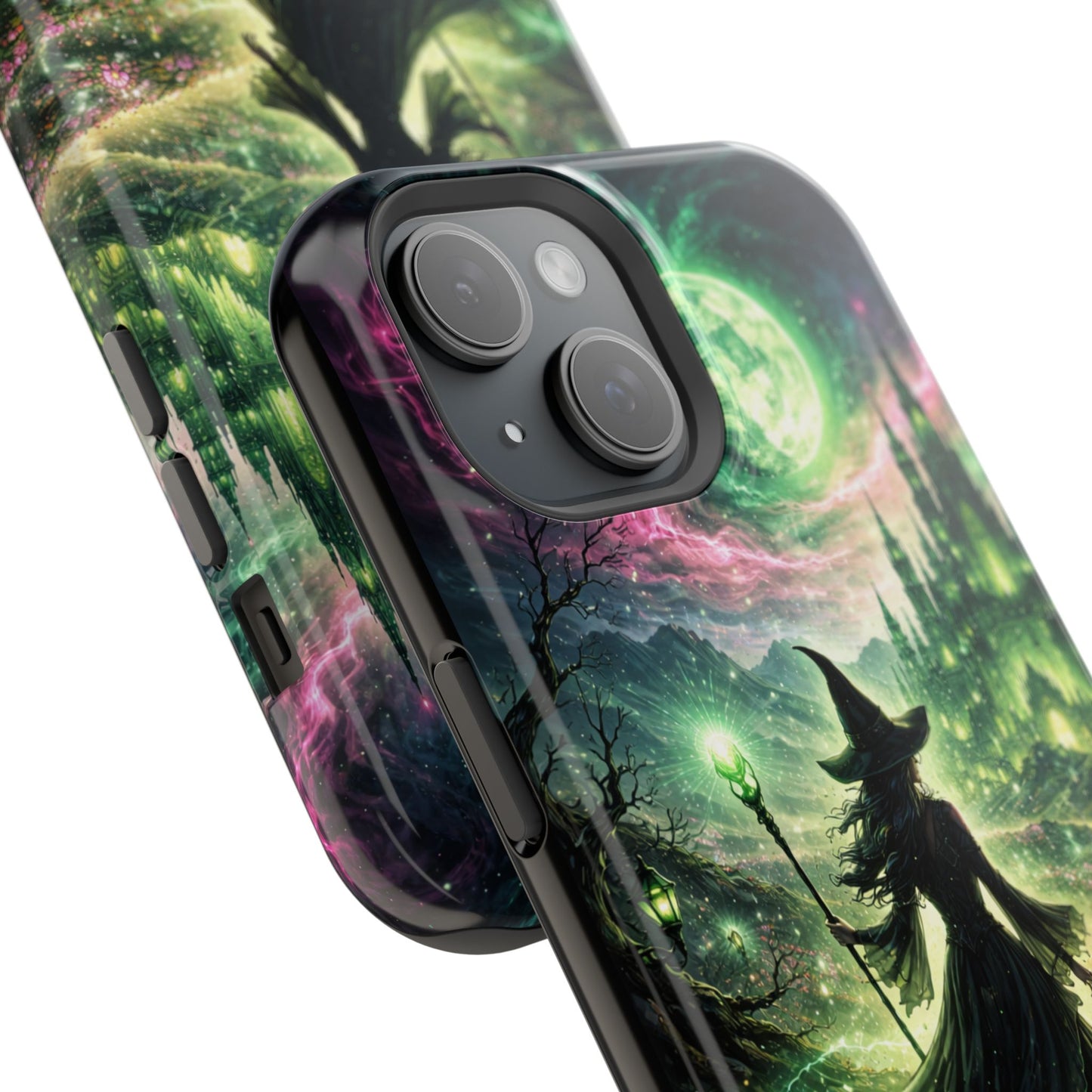 Witchy Moonlight Phone Case — Impact-Resistant Magical Witch Design