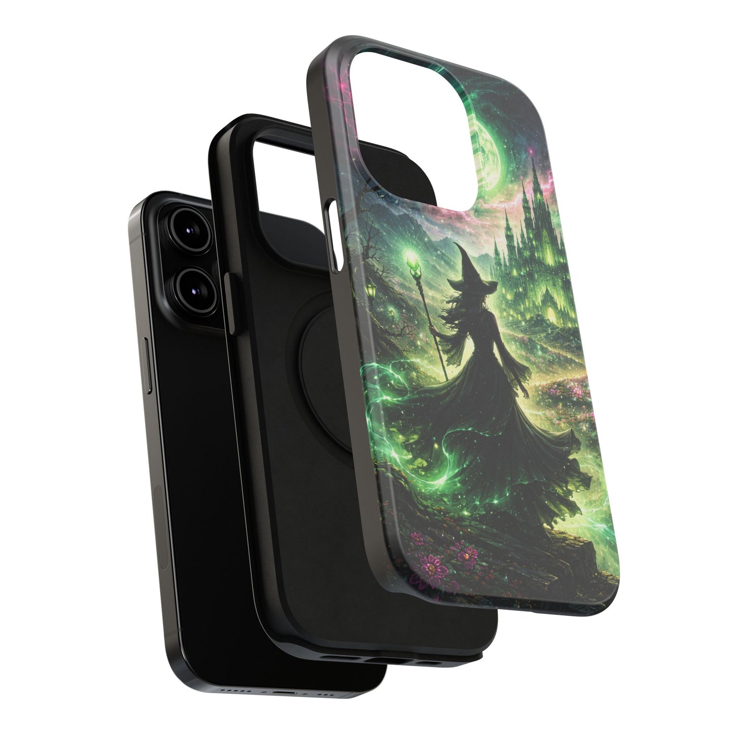 Witchy Moonlight Phone Case — Impact-Resistant Magical Witch Design