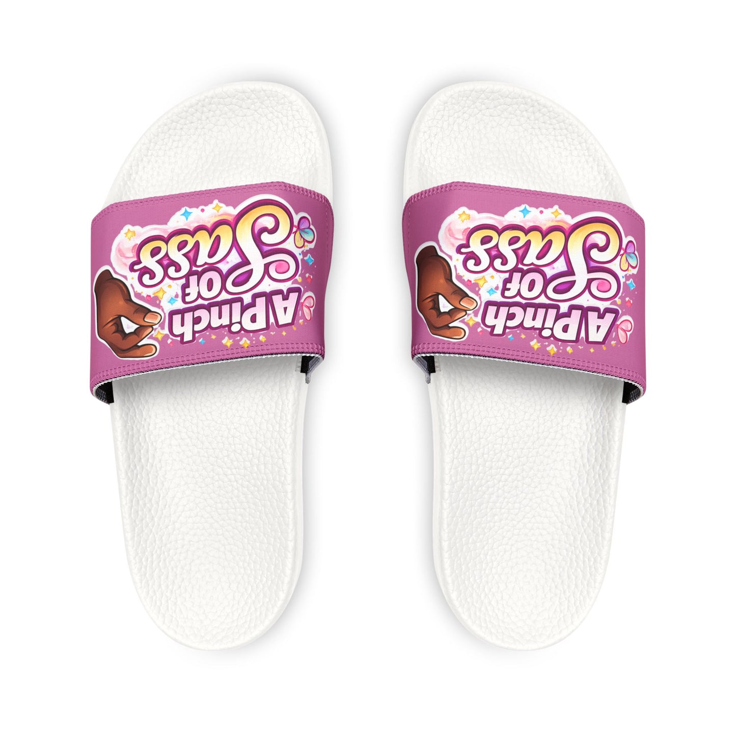 Women's Slide Sandals — "Just a Pinch of Magic" Removable-Strap Slides
