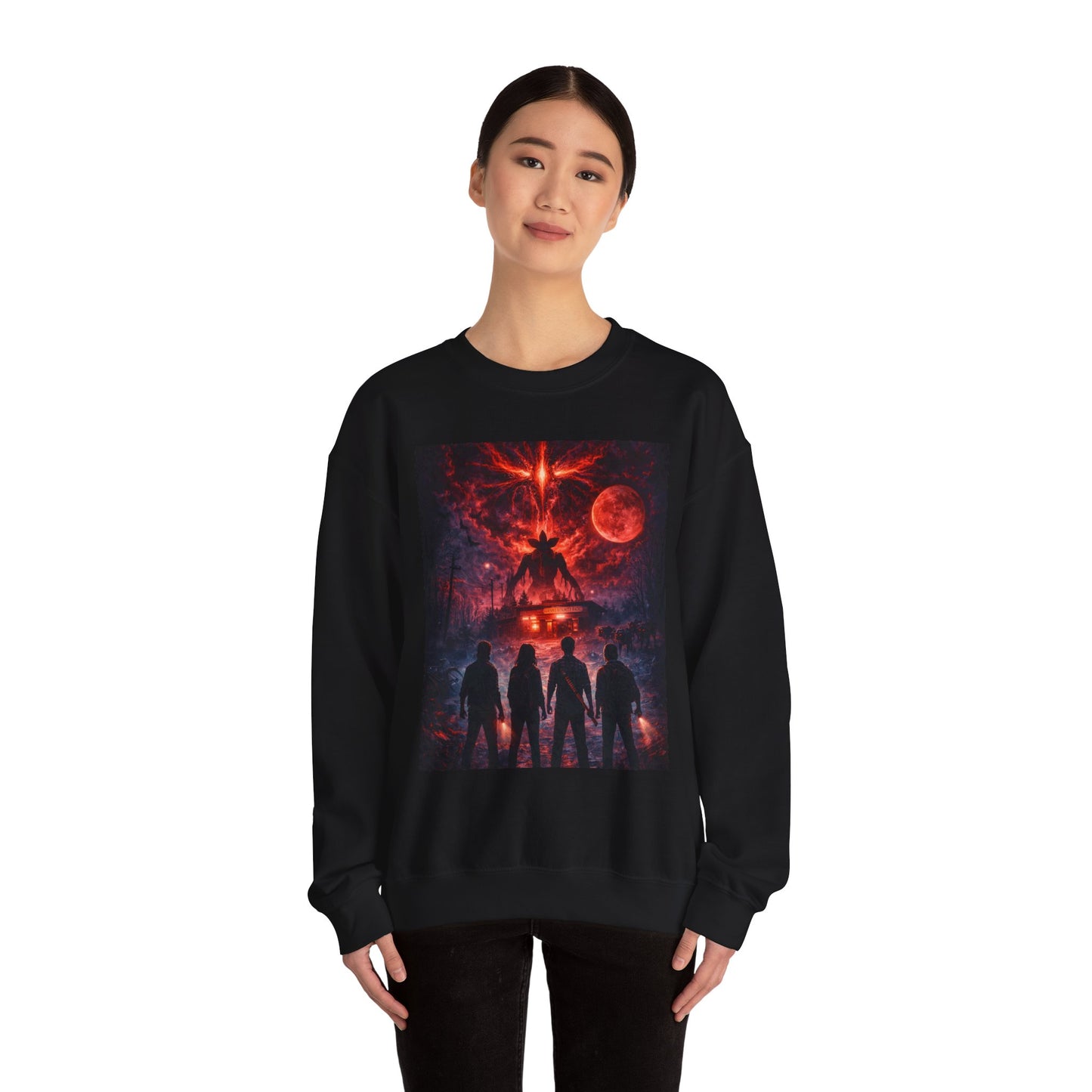 🖤Stranger Things Title-Inspired Classic Crewneck Sweatshirt