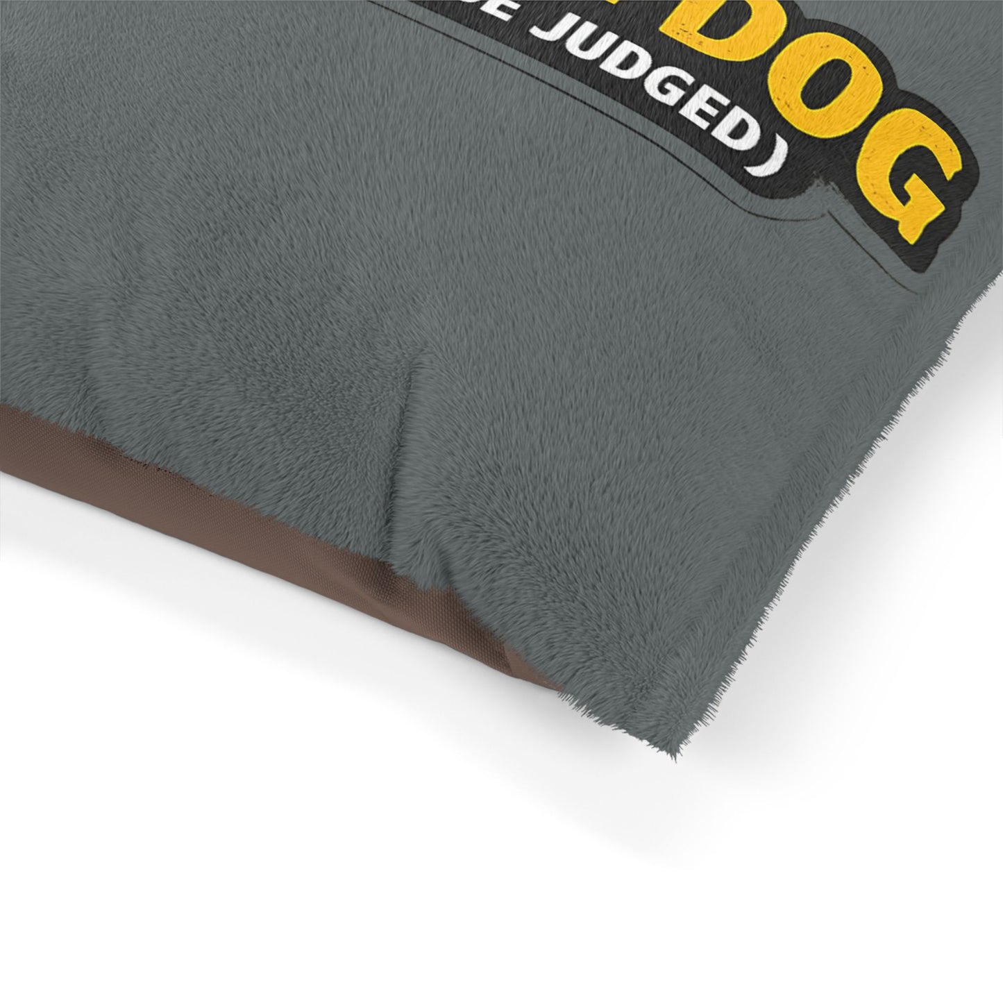 Reserved for the Dog Pet Bed — Funny 'Humans May Sit...But You Will Be Judged' Dog Bed