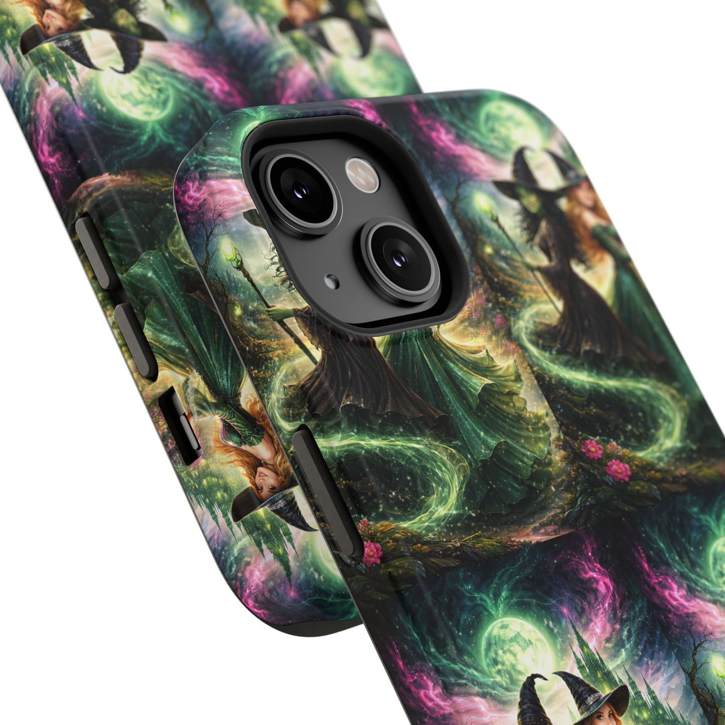 Witchy Moonlight Phone Case — Impact-Resistant Magical Witch Design