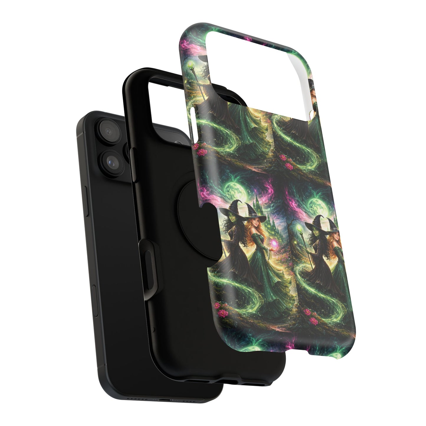 Witchy Moonlight Phone Case — Impact-Resistant Magical Witch Design