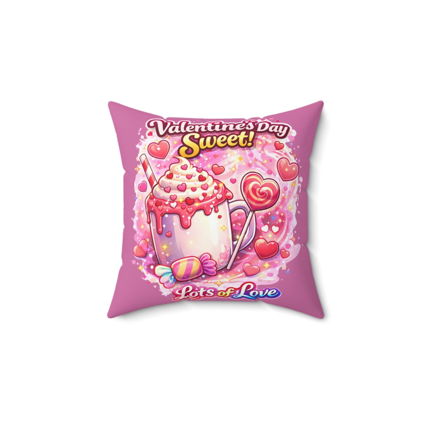 Valentine’s Day Sweets Romantic Throw Pillow
