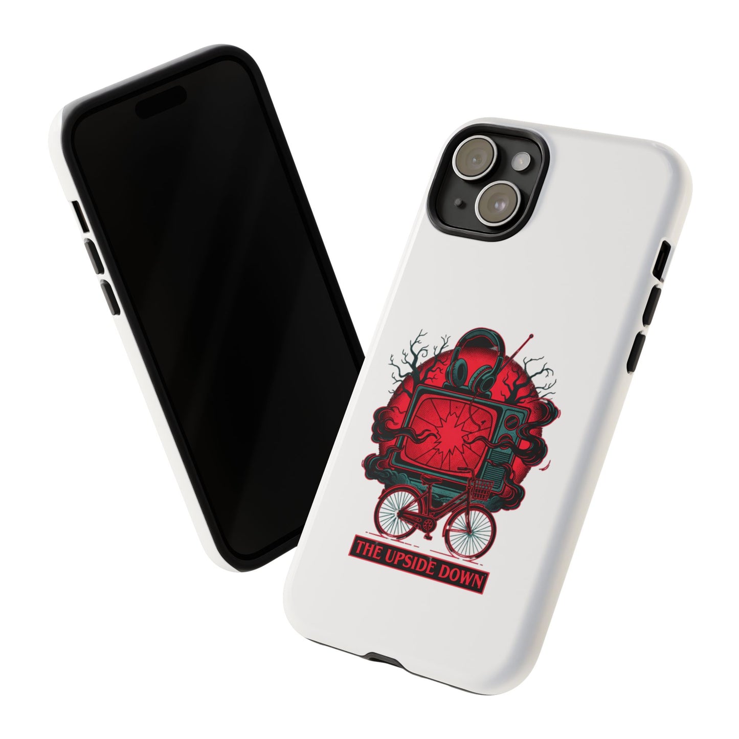 Phone Case — "The Upside Down" Retro Horror Scooter TV Design