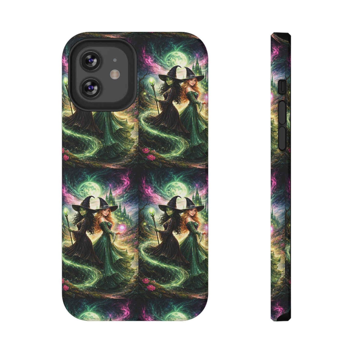 Witchy Moonlight Phone Case — Impact-Resistant Magical Witch Design