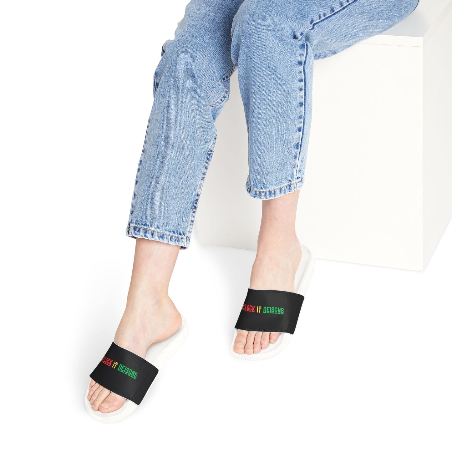 Copy of Copy of Copy of Copy of Copy of Copy of Copy of Copy of Copy of Copy of Copy of Copy of Copy of Copy of Copy of Women's Slide Sandals — "Just a Pinch of Magic" Removable-Strap Slides