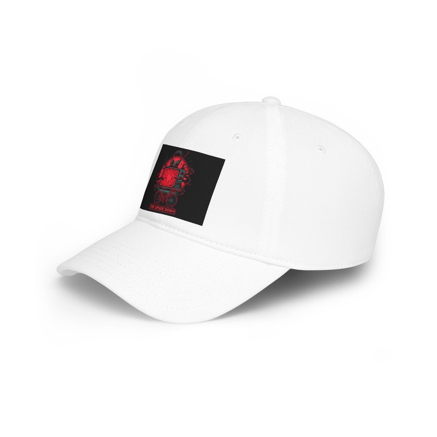 Retro Red TV Skull Cap – 'One More Round' Baseball Hat