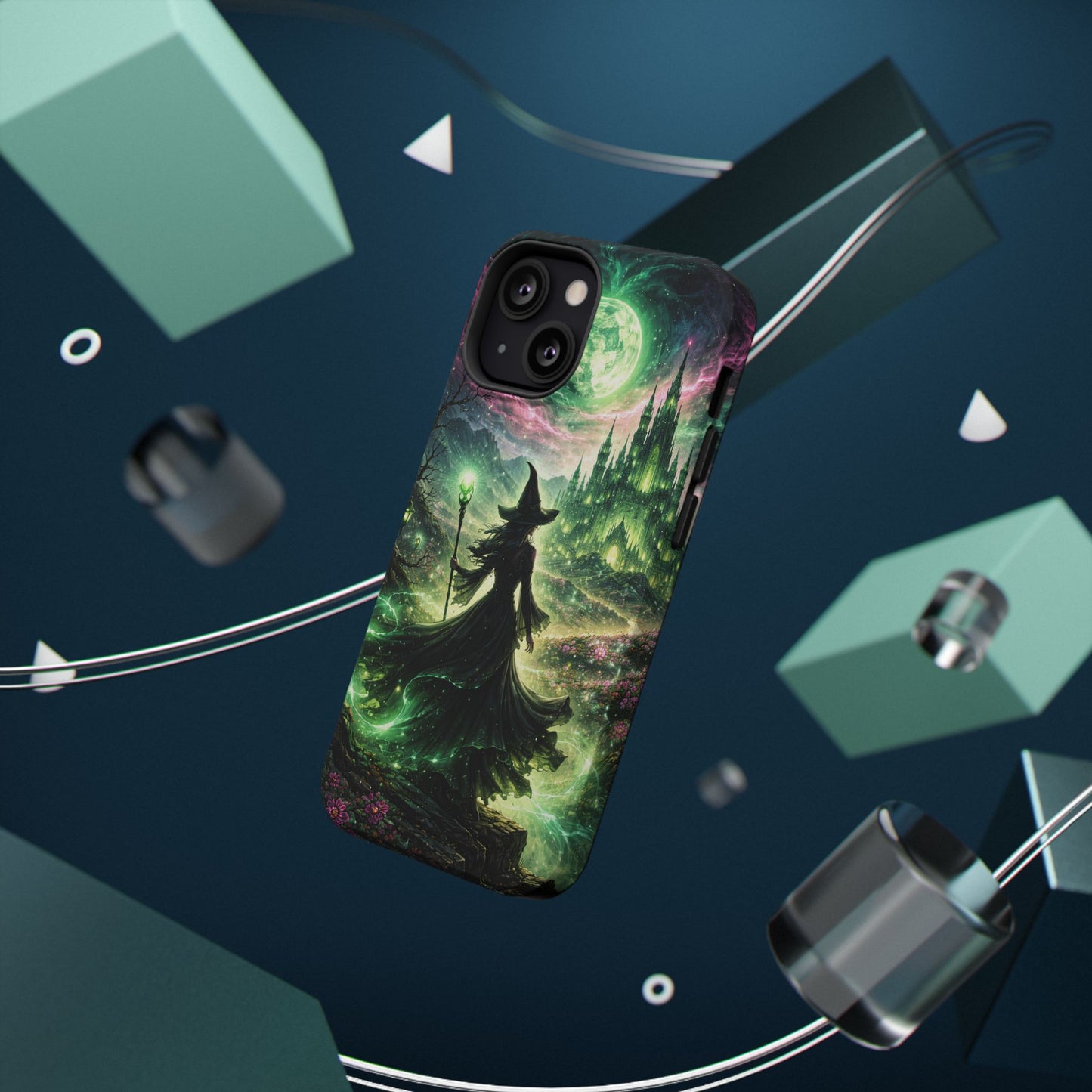 Witchy Moonlight Phone Case — Impact-Resistant Magical Witch Design