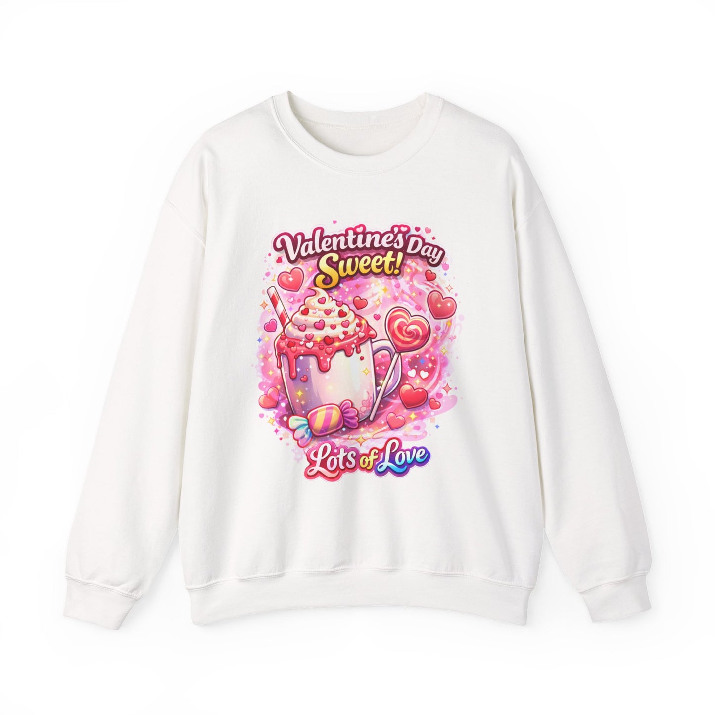 Valentines Day ‘Sweet Treats Themed’ Crewneck Sweatshirt