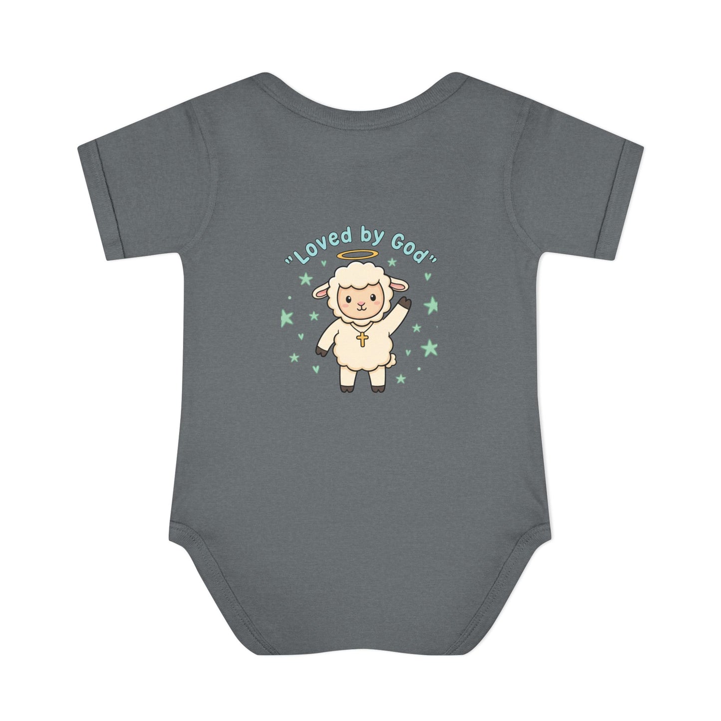 Loved by God Lamb Infant Bodysuit