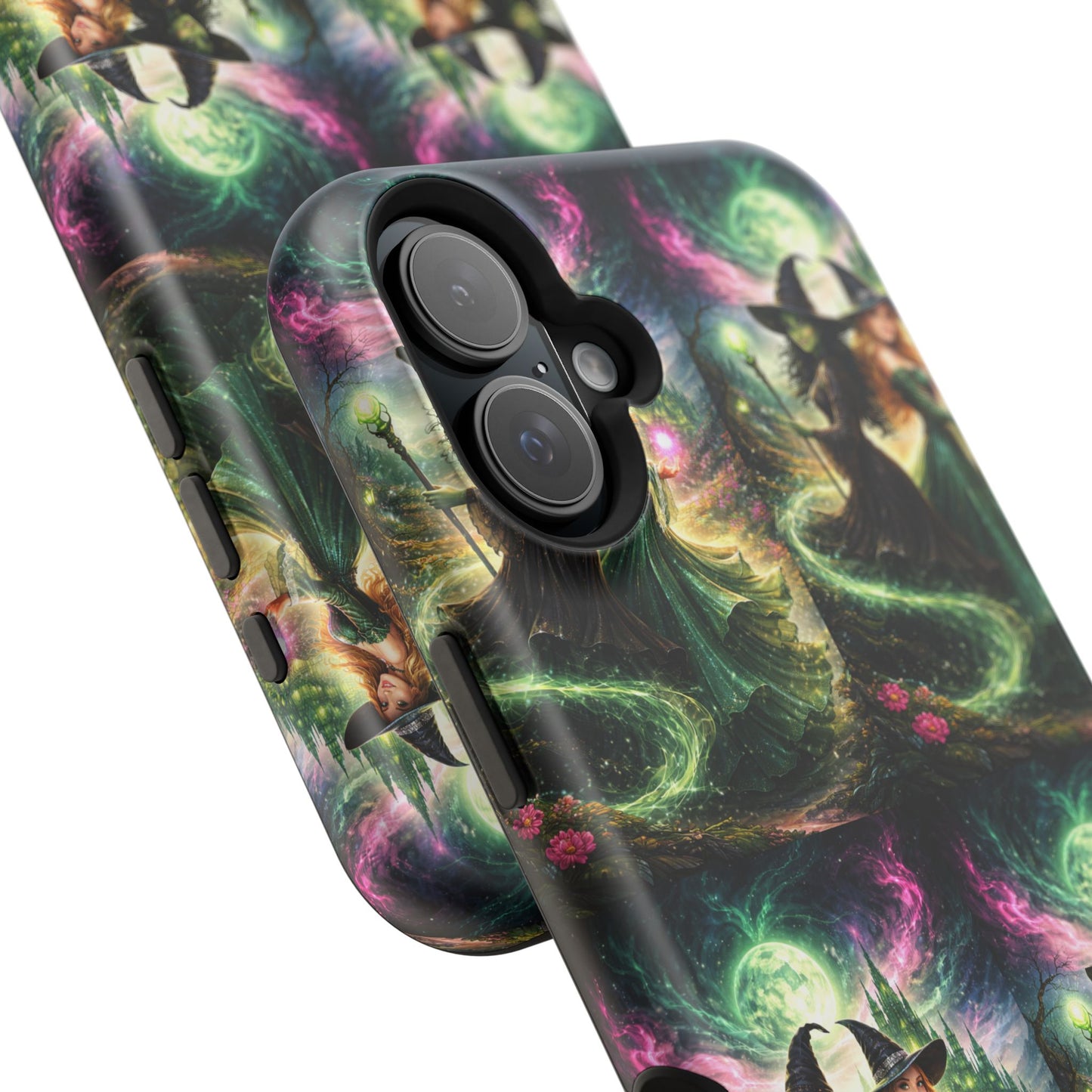 Witchy Moonlight Phone Case — Impact-Resistant Magical Witch Design