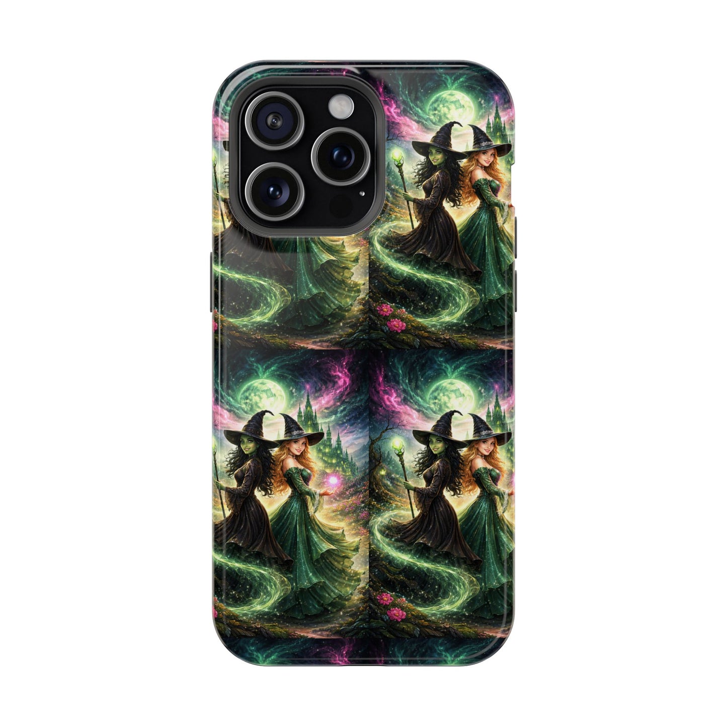 Witchy Moonlight Phone Case — Impact-Resistant Magical Witch Design