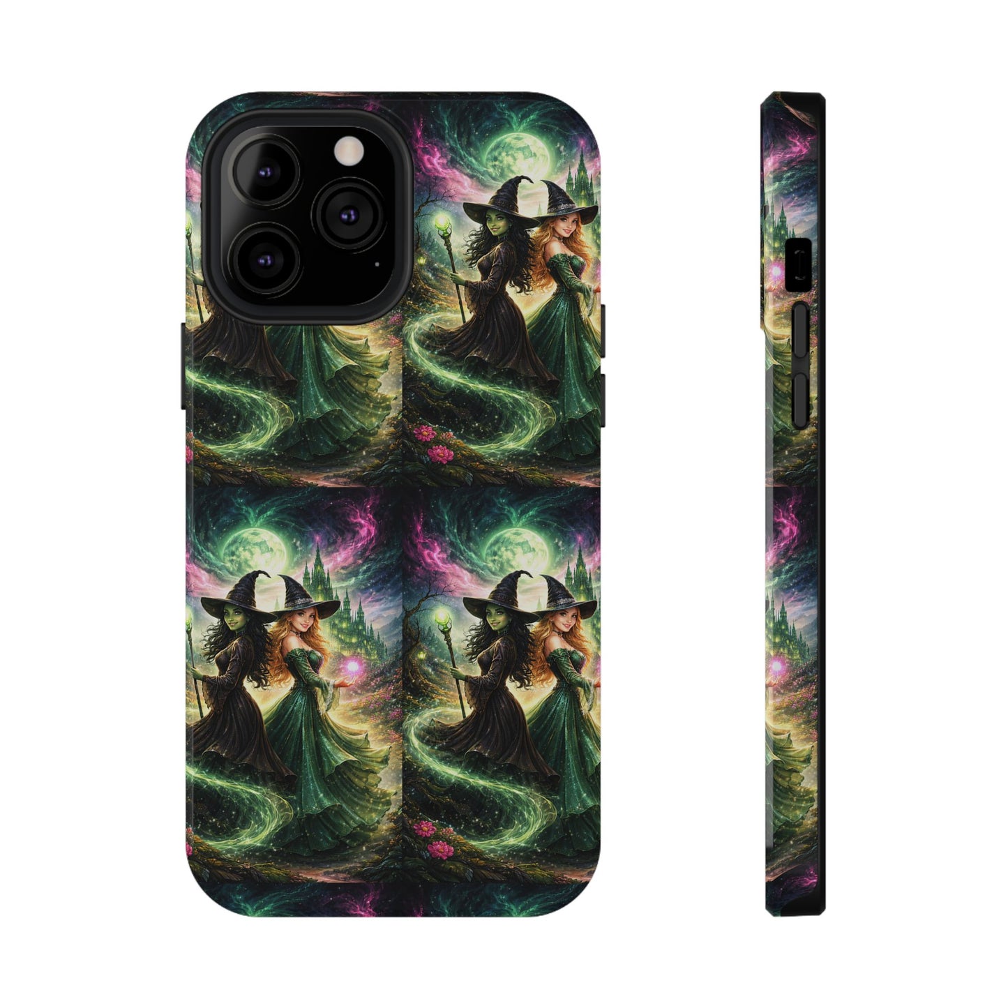 Witchy Moonlight Phone Case — Impact-Resistant Magical Witch Design