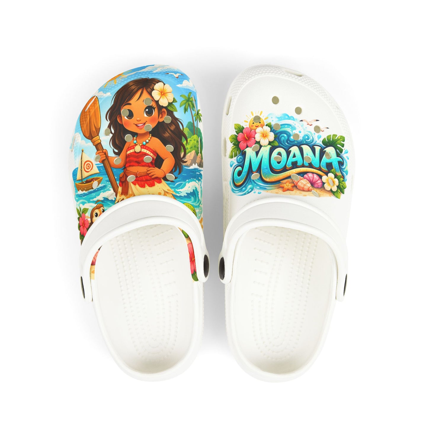 Moana-Inspired Foam Clogs for Kids 🌊🌺