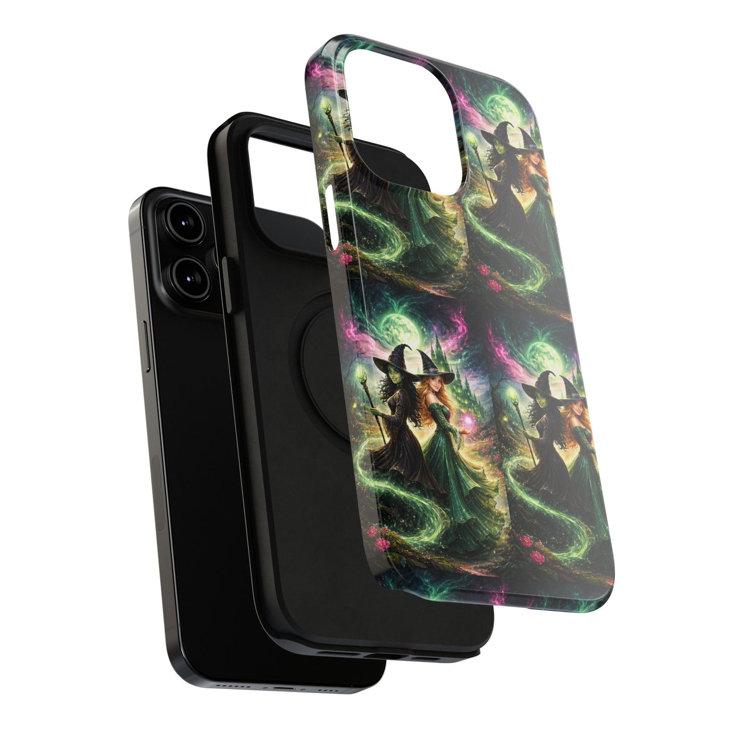 Witchy Moonlight Phone Case — Impact-Resistant Magical Witch Design