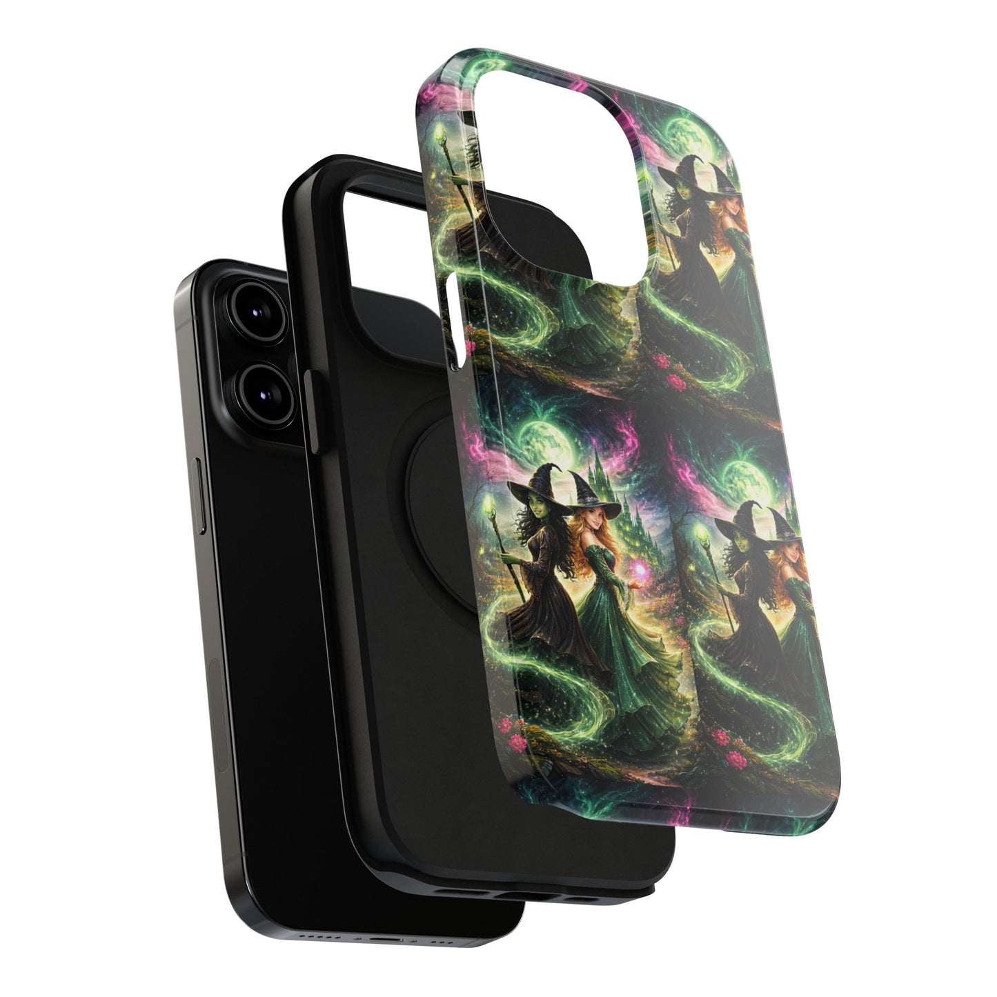 Witchy Moonlight Phone Case — Impact-Resistant Magical Witch Design