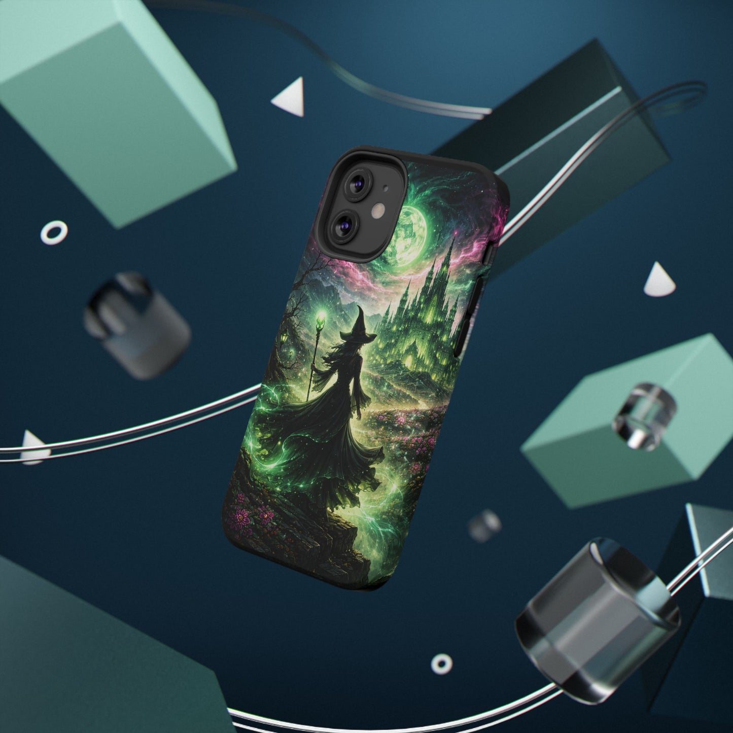 Witchy Moonlight Phone Case — Impact-Resistant Magical Witch Design