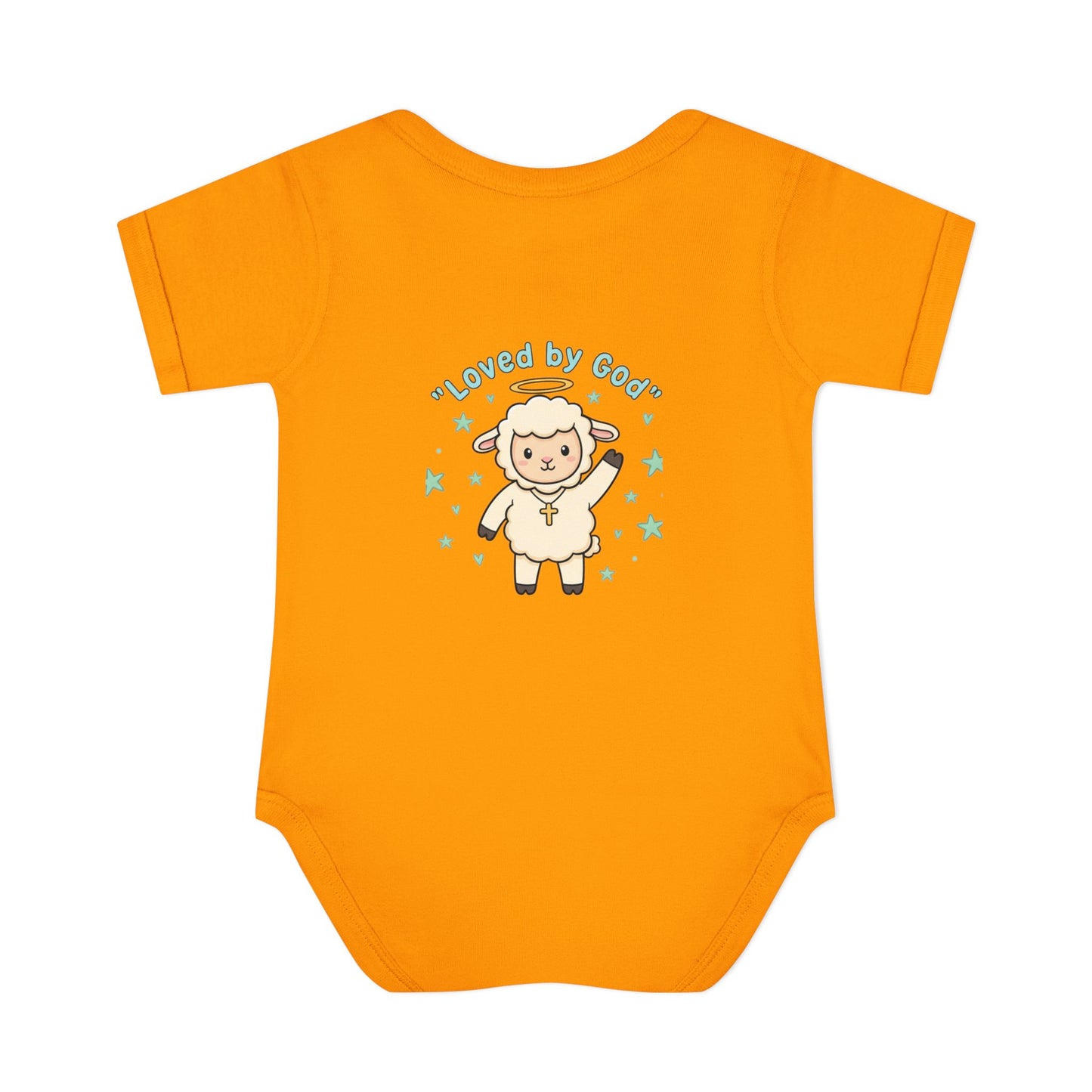 Loved by God Lamb Infant Bodysuit