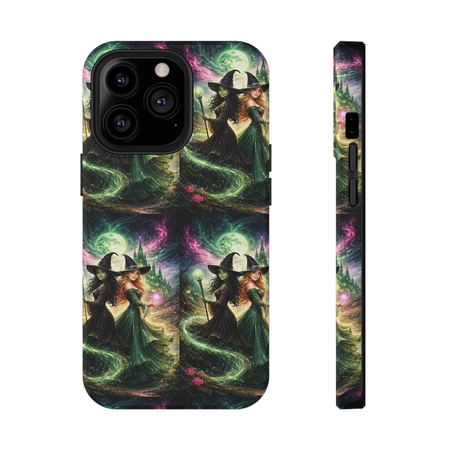 Witchy Moonlight Phone Case — Impact-Resistant Magical Witch Design