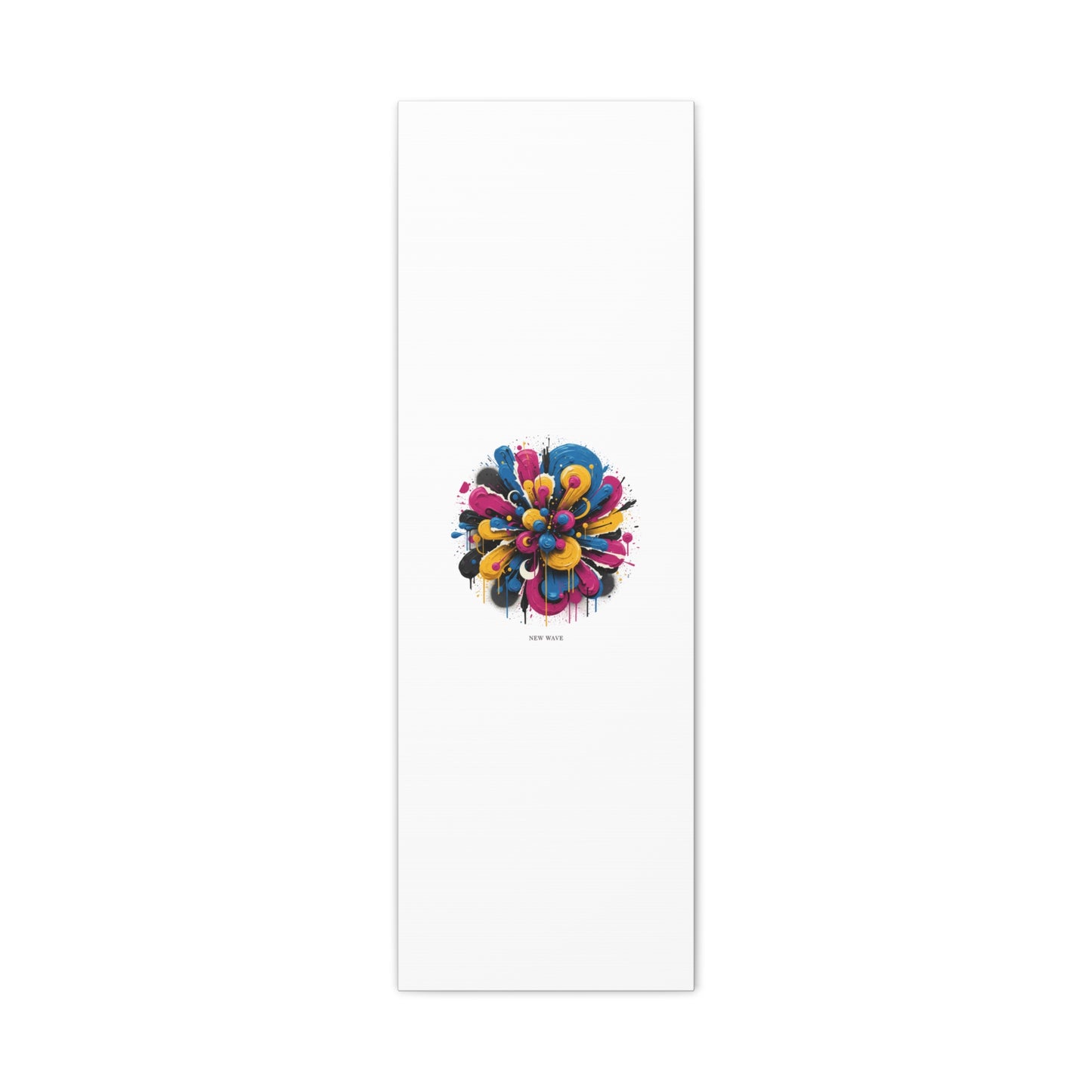 Painterly Abstract Floral Canvas, Matte Stretched Wall Art | Craft Maximalism