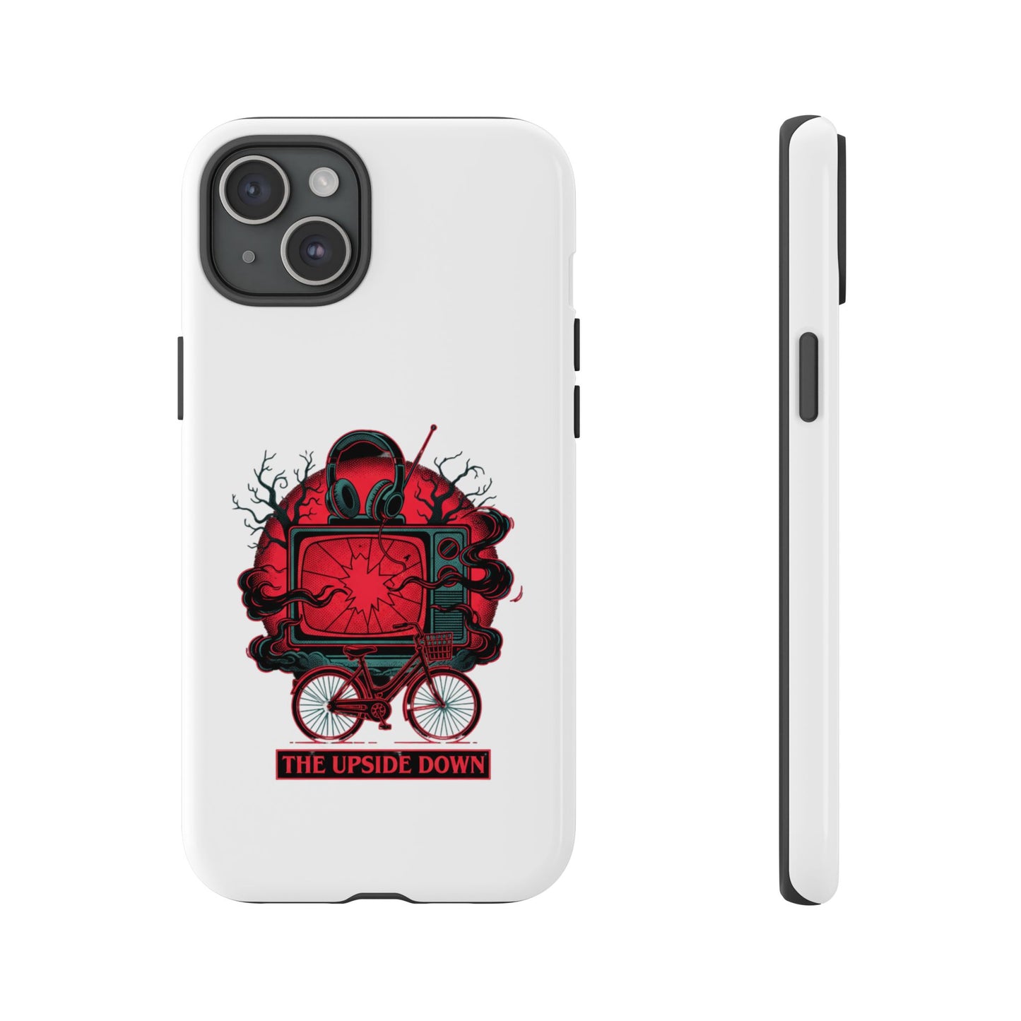 Phone Case — "The Upside Down" Retro Horror Scooter TV Design