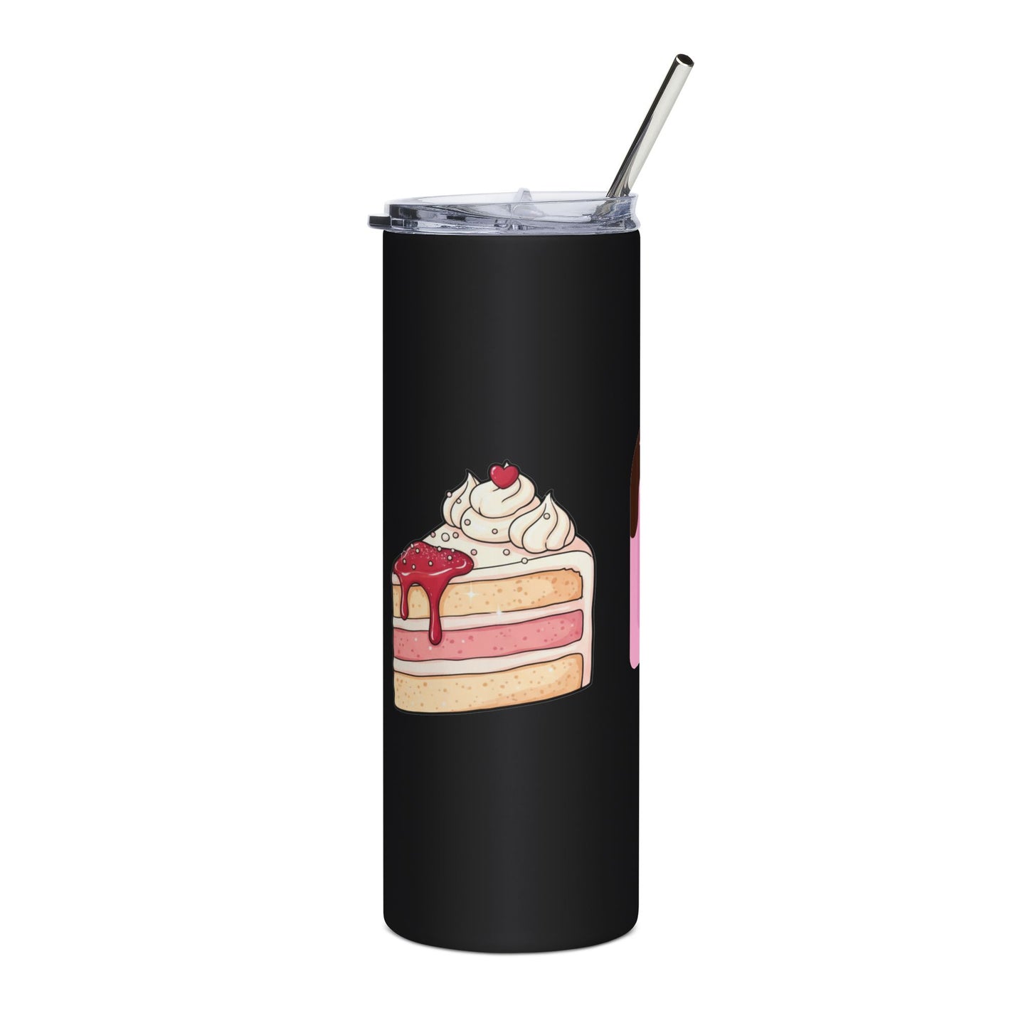 20oz Dessert Stainless Steel Tumbler — Cute Ice Cream & Cake Travel Cup