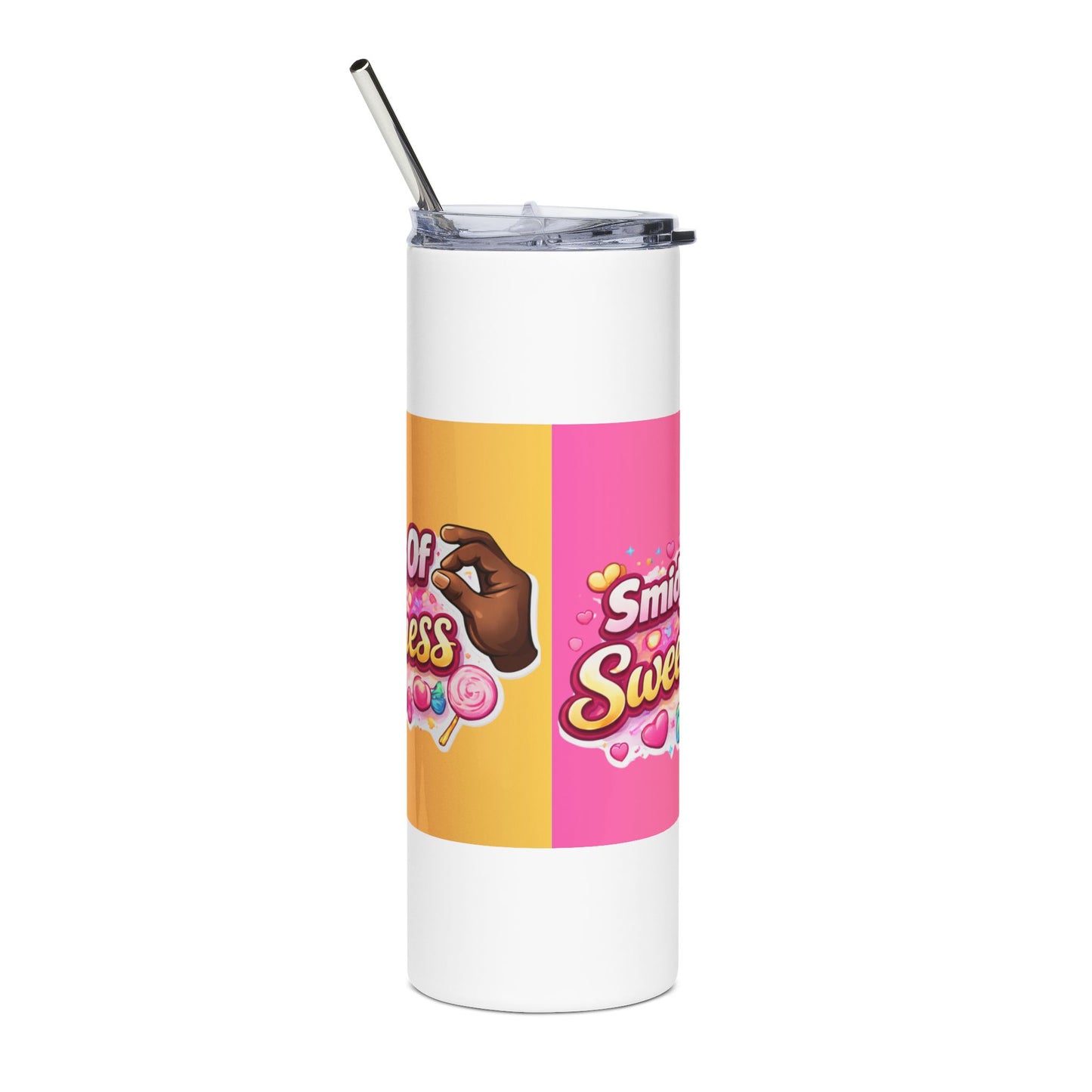 "Clock It" Smidge of Sweetness -20oz Stainless Steel Tumbler