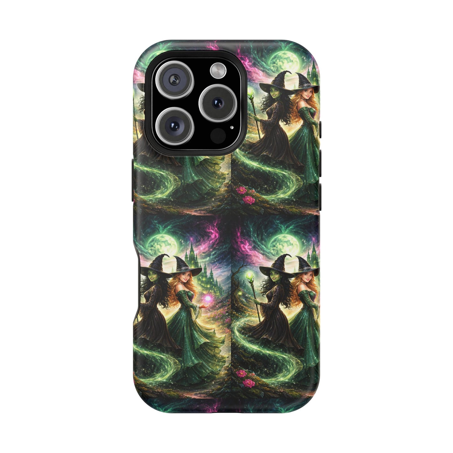 Witchy Moonlight Phone Case — Impact-Resistant Magical Witch Design