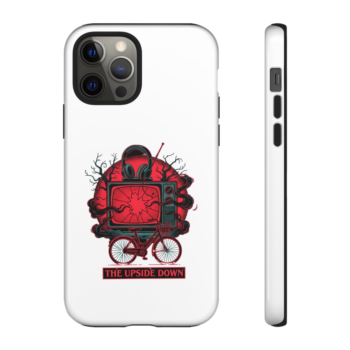 Phone Case — "The Upside Down" Retro Horror Scooter TV Design