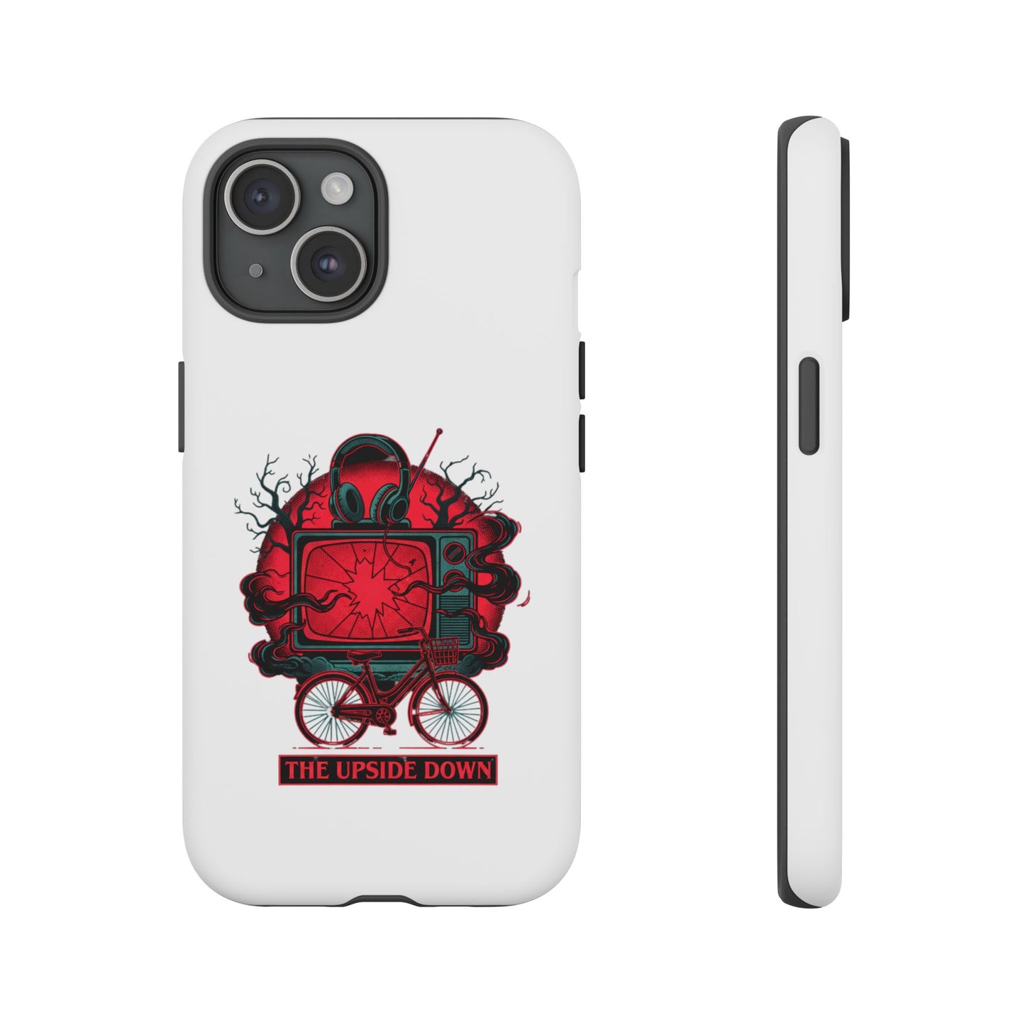 Phone Case — "The Upside Down" Retro Horror Scooter TV Design