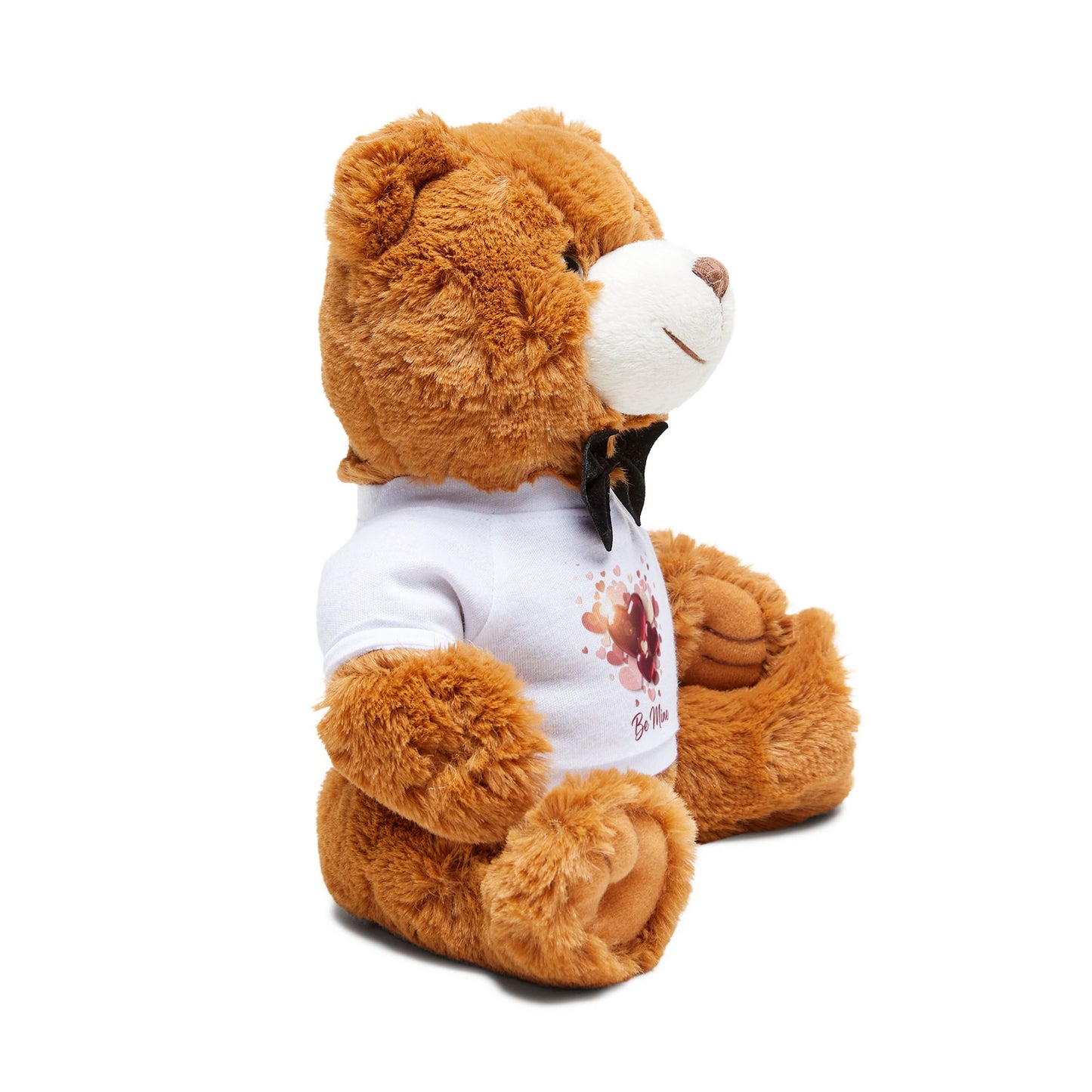 Valentine’s Teddy Bear Plush with 'Happy Valentine's' T‑Shirt