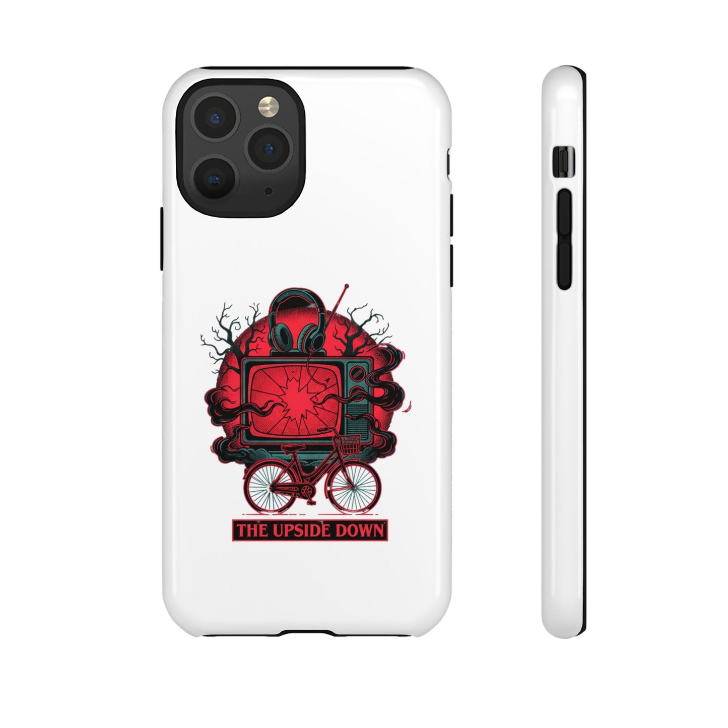 Phone Case — "The Upside Down" Retro Horror Scooter TV Design