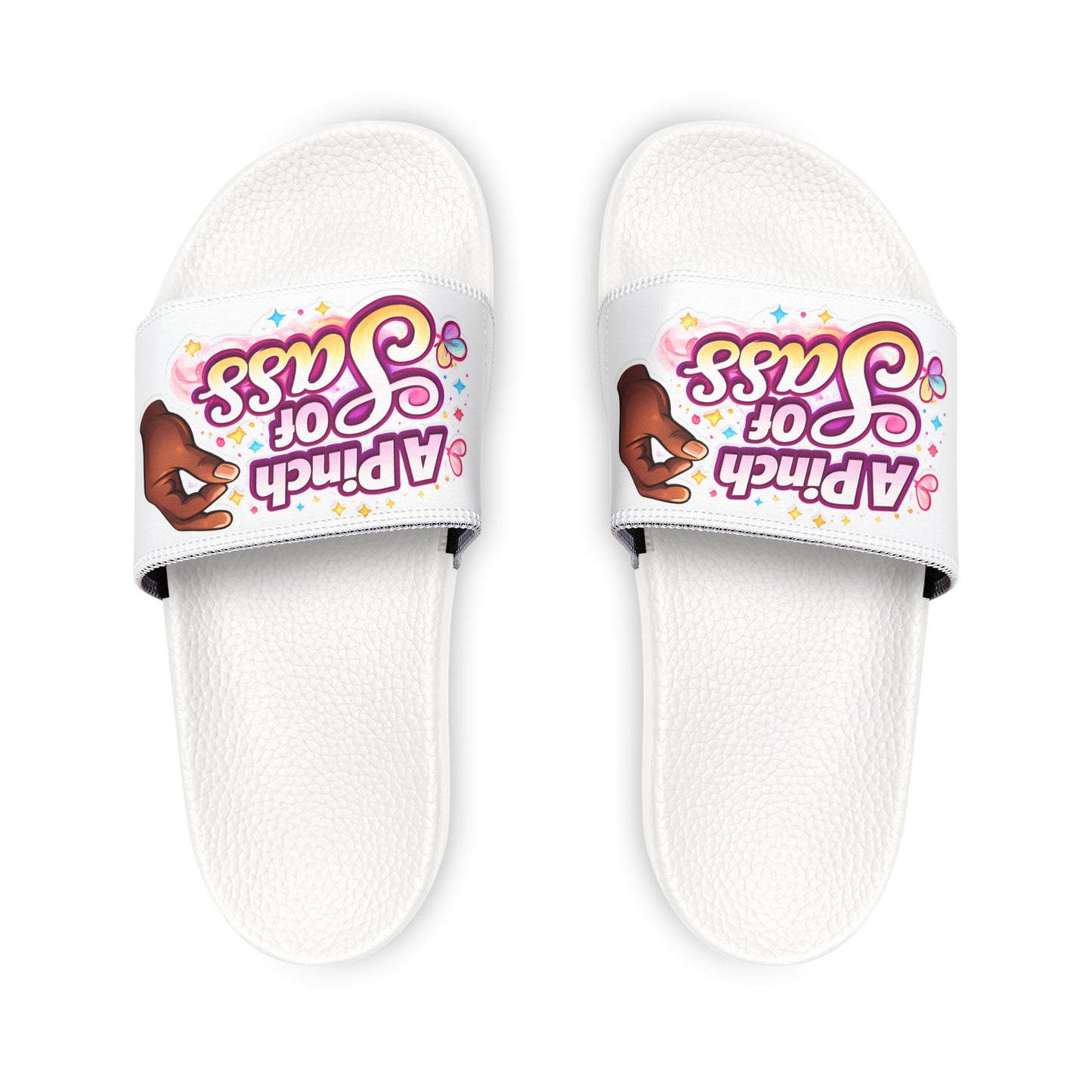 Women's Slide Sandals — "Just a Pinch of Magic" Removable-Strap Slides