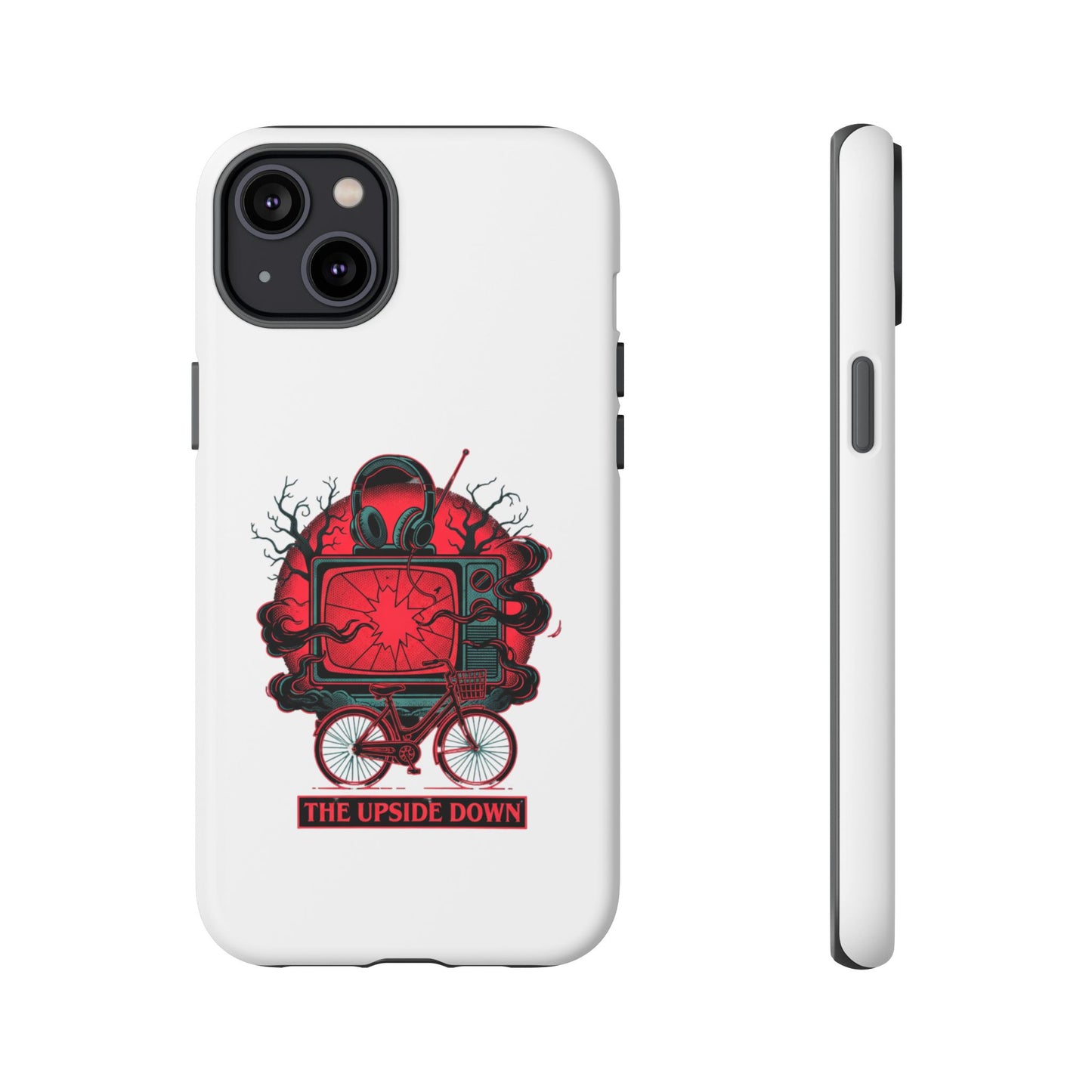 Phone Case — "The Upside Down" Retro Horror Scooter TV Design