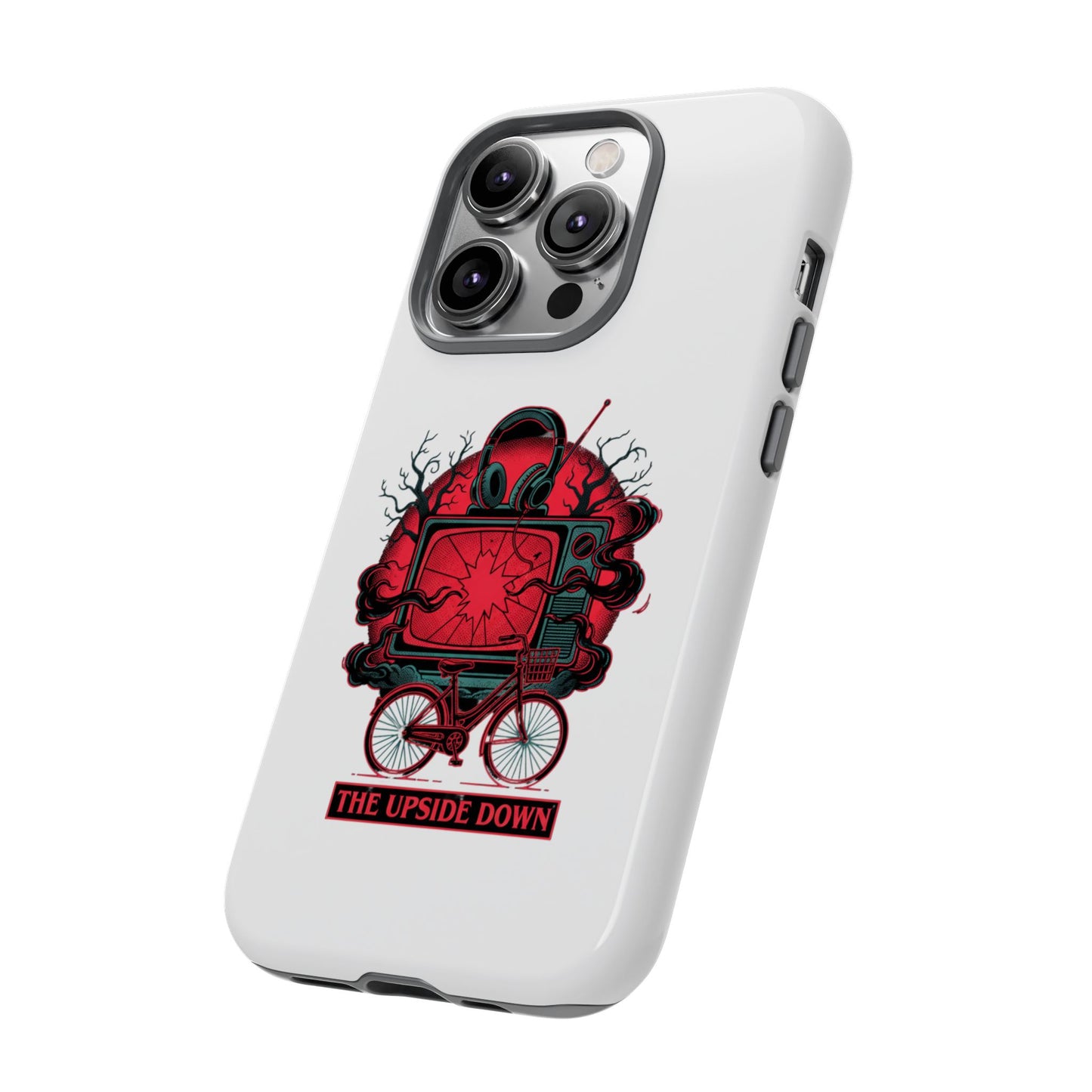 Phone Case — "The Upside Down" Retro Horror Scooter TV Design