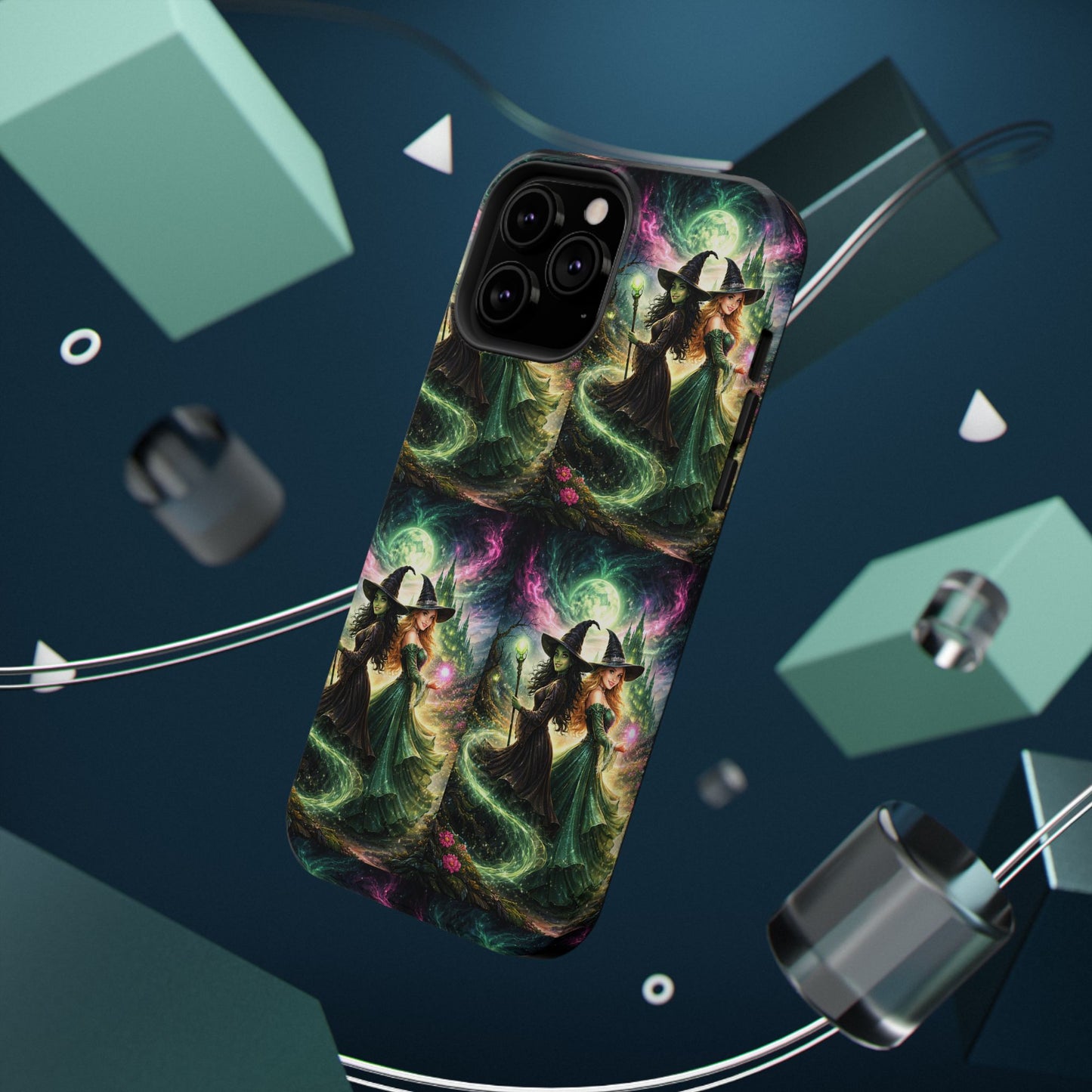 Witchy Moonlight Phone Case — Impact-Resistant Magical Witch Design