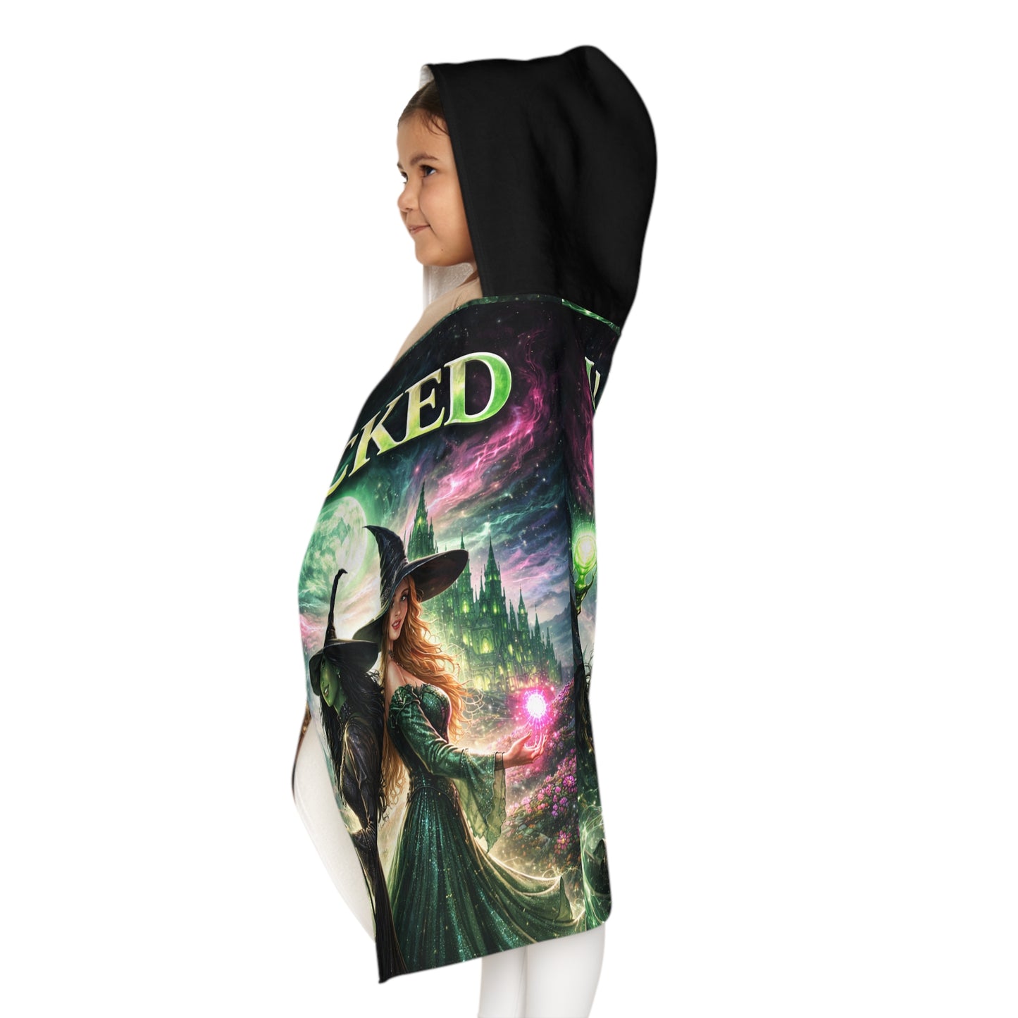 “Wicked” Youth Hooded Towel – Beach & Bath Wrap